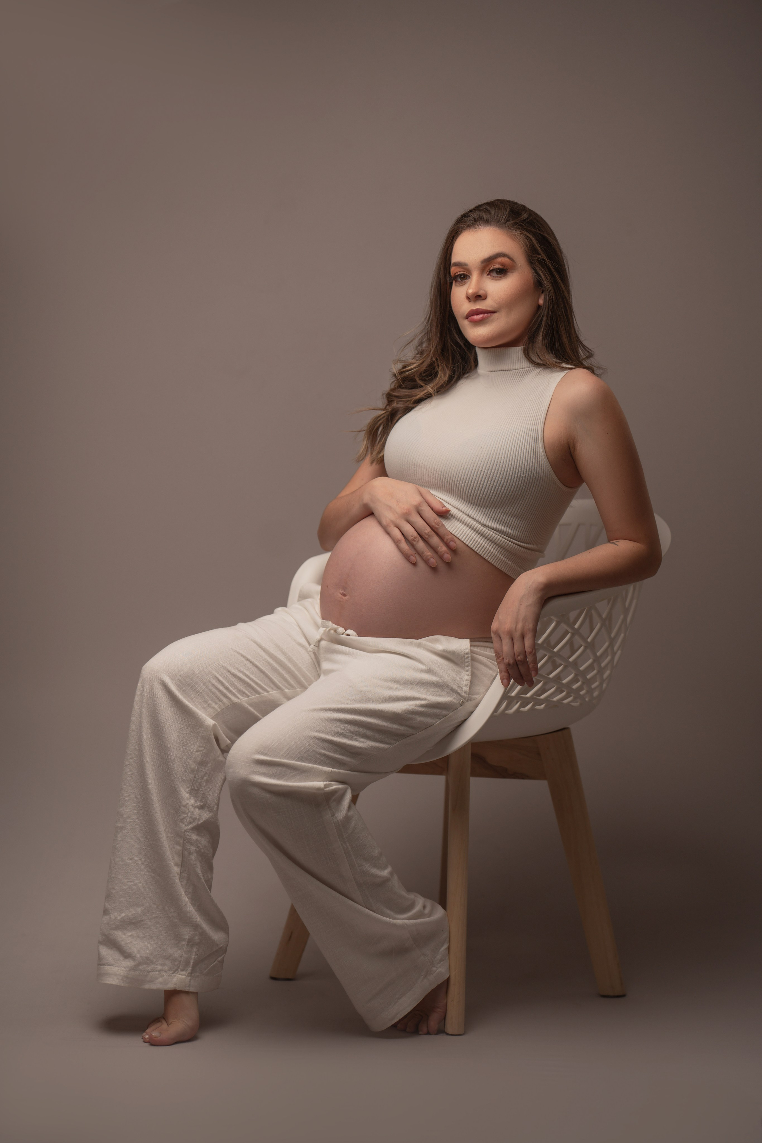 Caroline.Gestante.Estúdio. Fotógrafo de Casamento, grávida, Retrato, Corporativo
