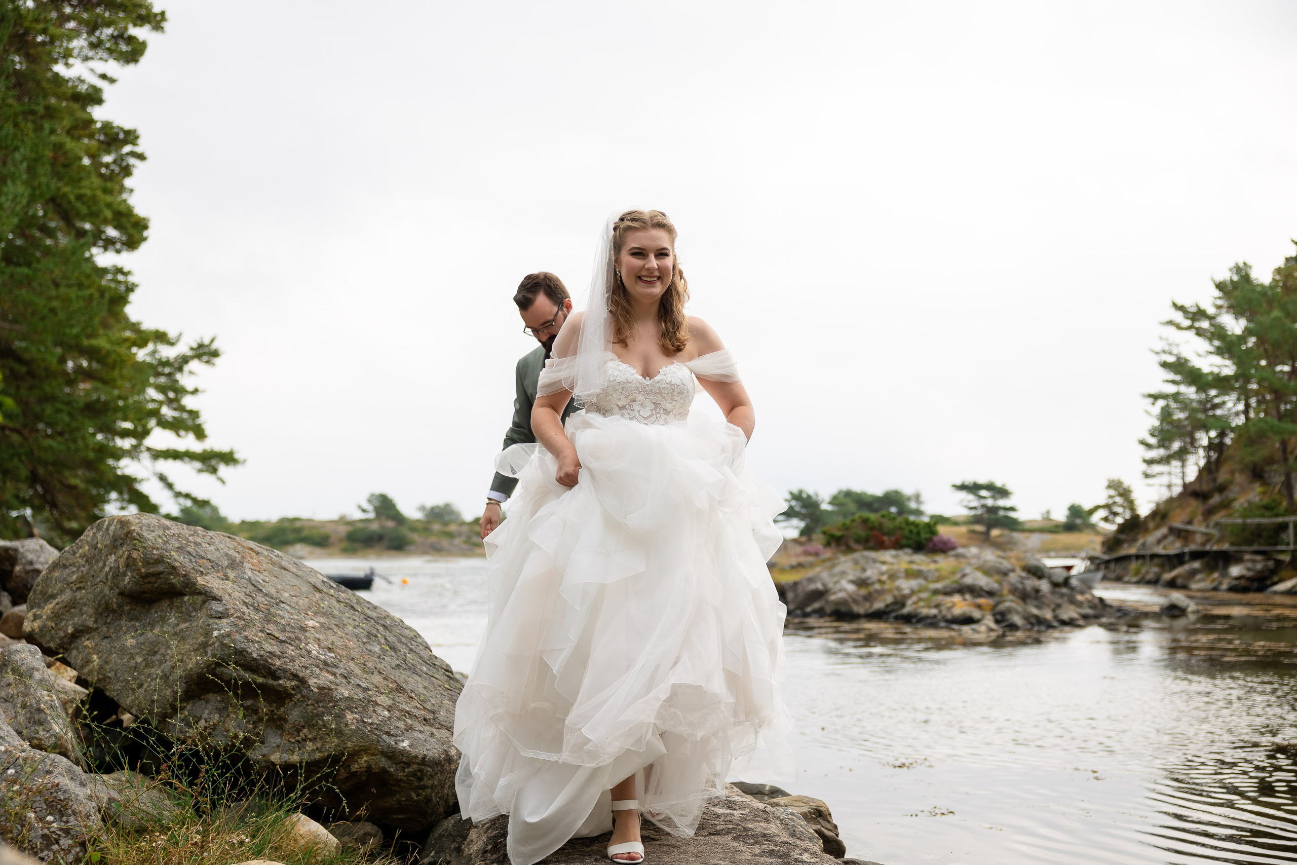 Bryllupsfotografering på Tromøya i Arendal. Bryllupsfotograf i Oslo og Rogaland — Meisal Media