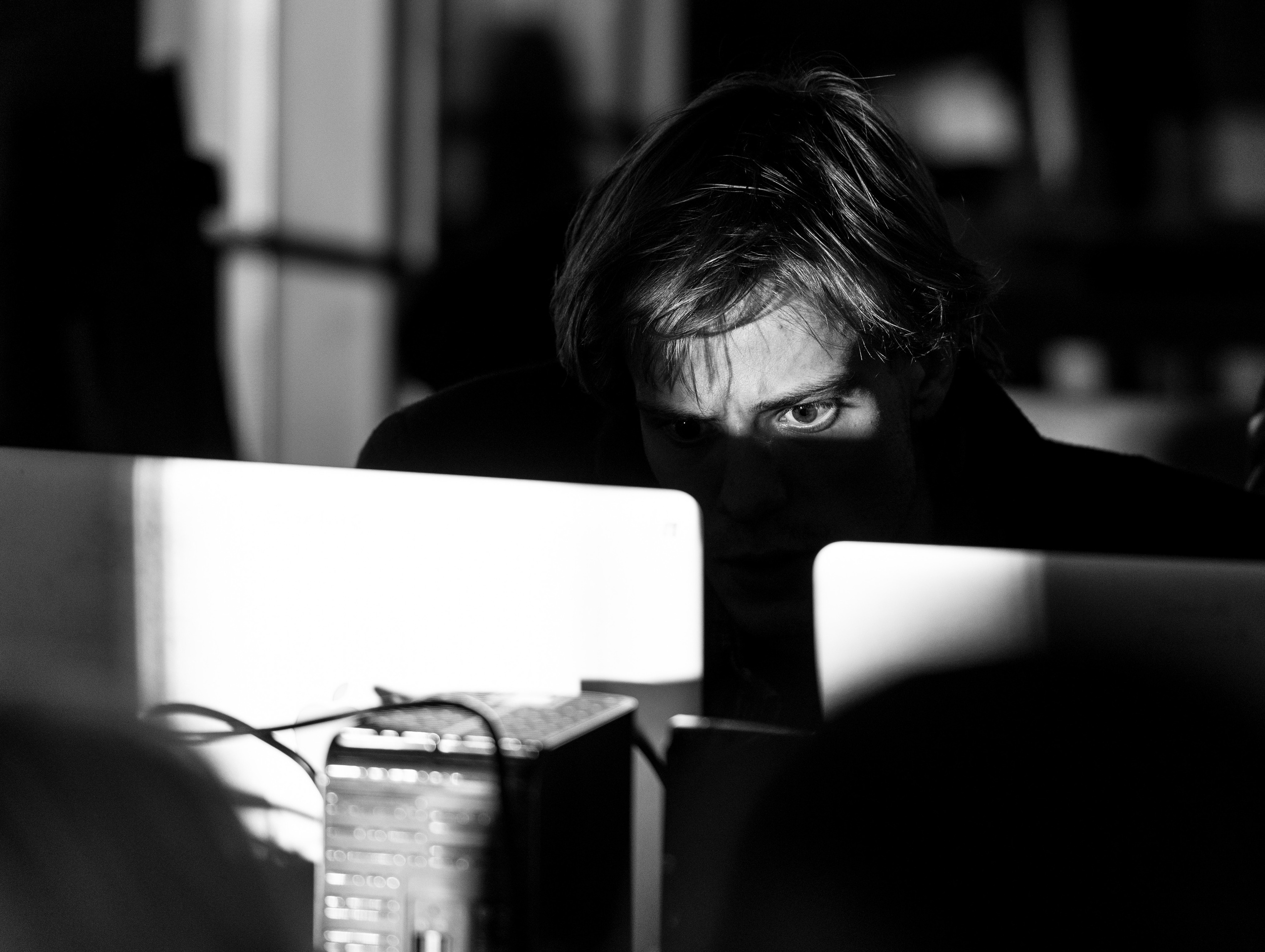 Black and White. Unit still photographer Roman Galasun