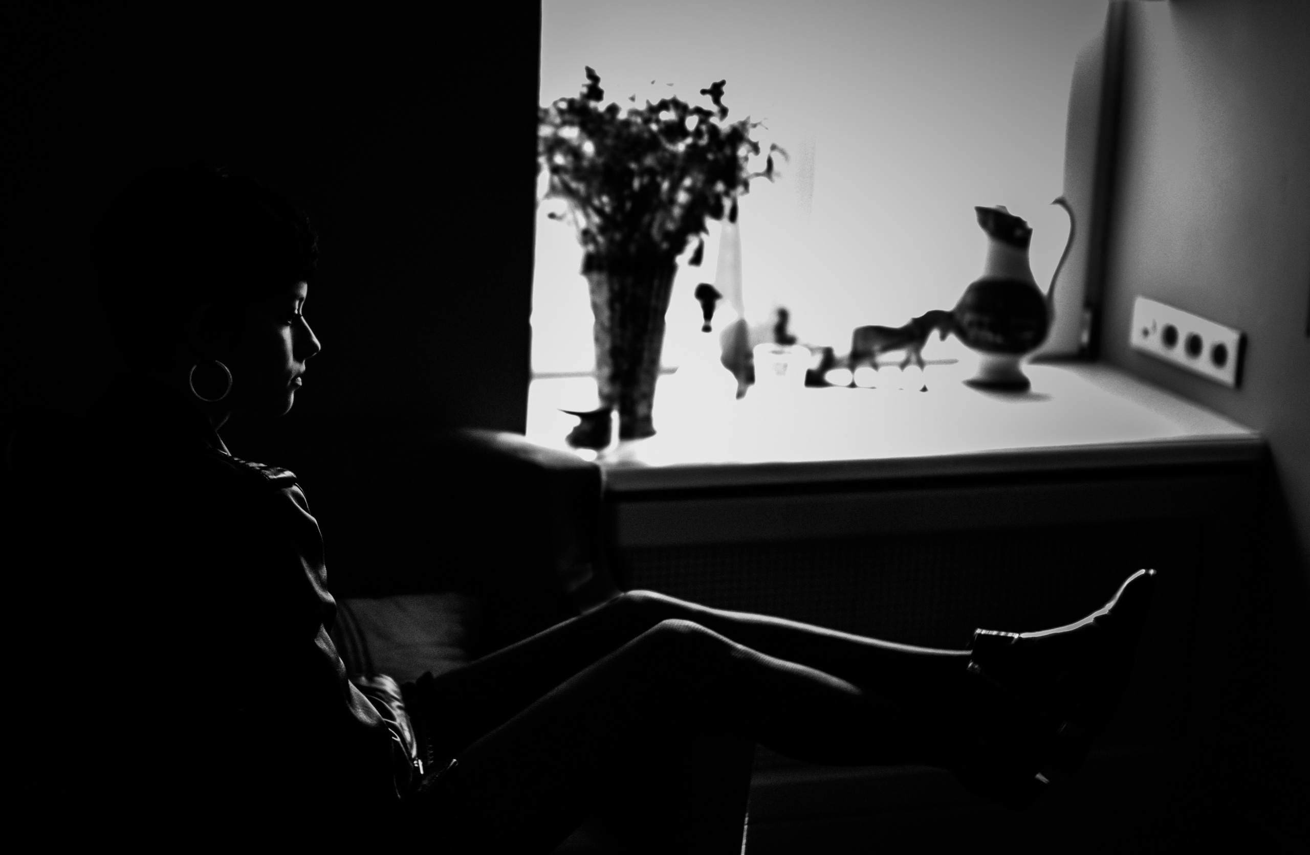 Black and White. Unit still photographer Roman Galasun