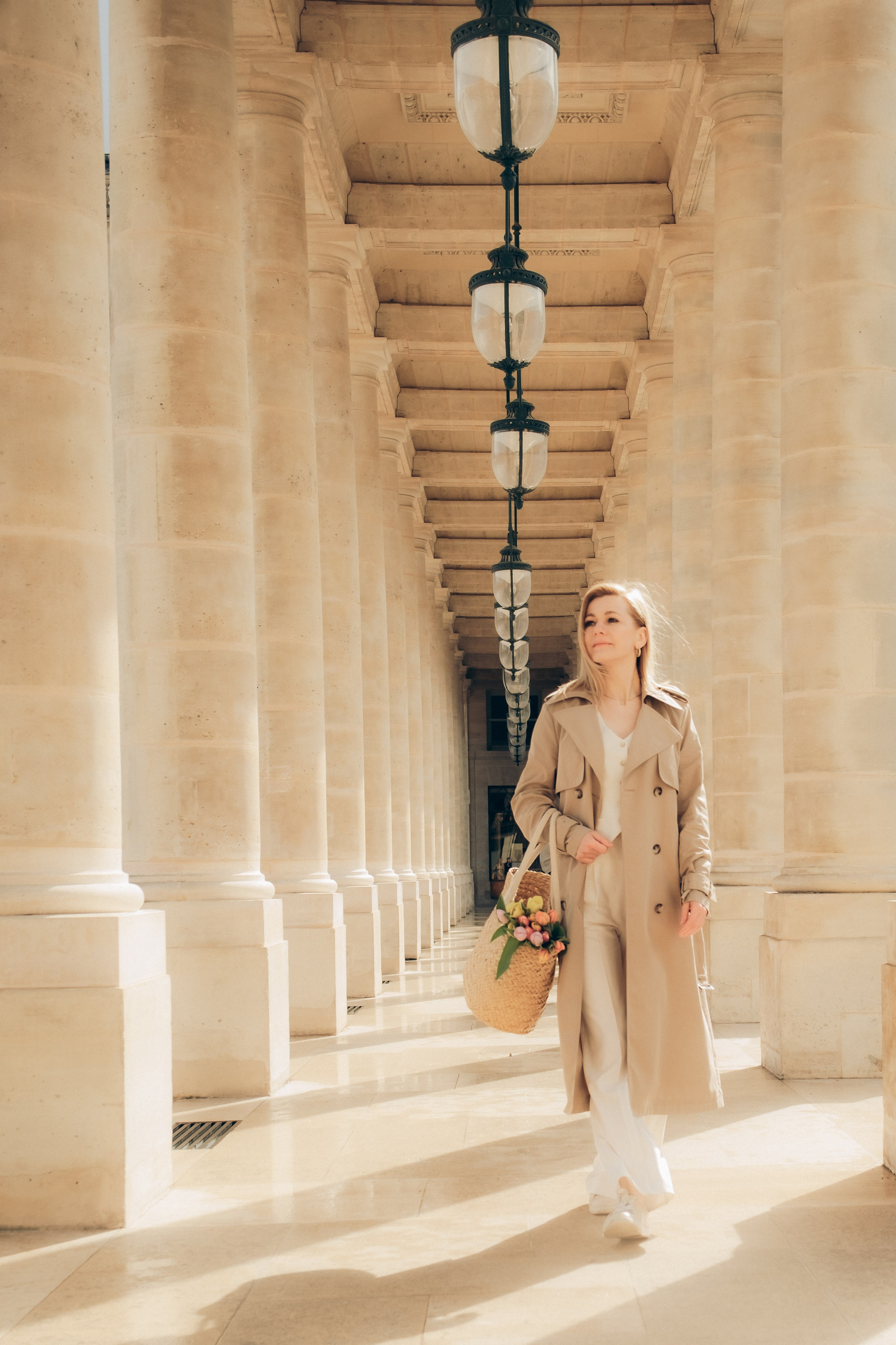 Elena’s photoshoot in Palais Royal. Photographer in Paris Marina Chaput