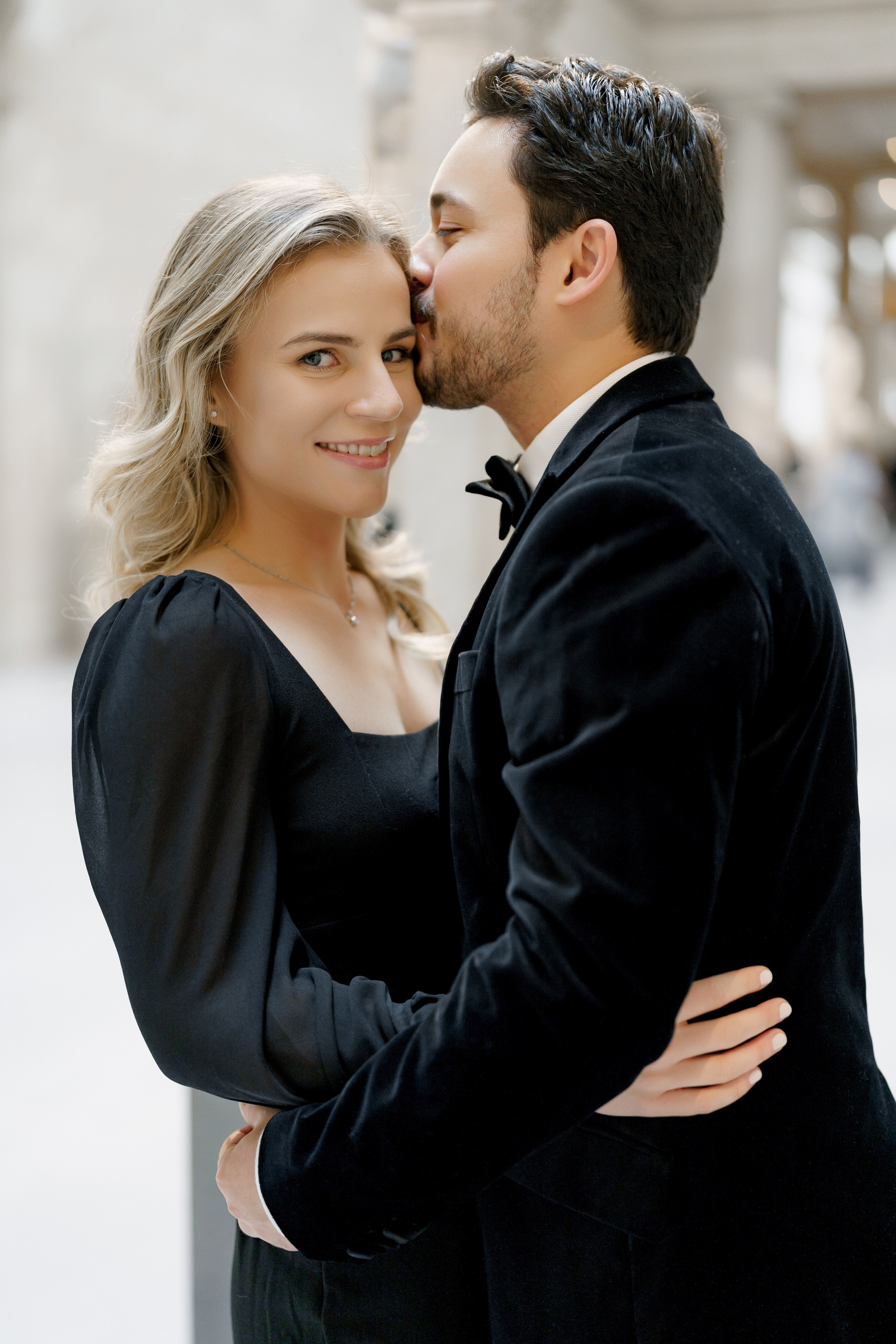 Caroline and Brendan’s Museum MET and Library Engagement Shoot. Wedding photographer and videographer New York | New Jersey