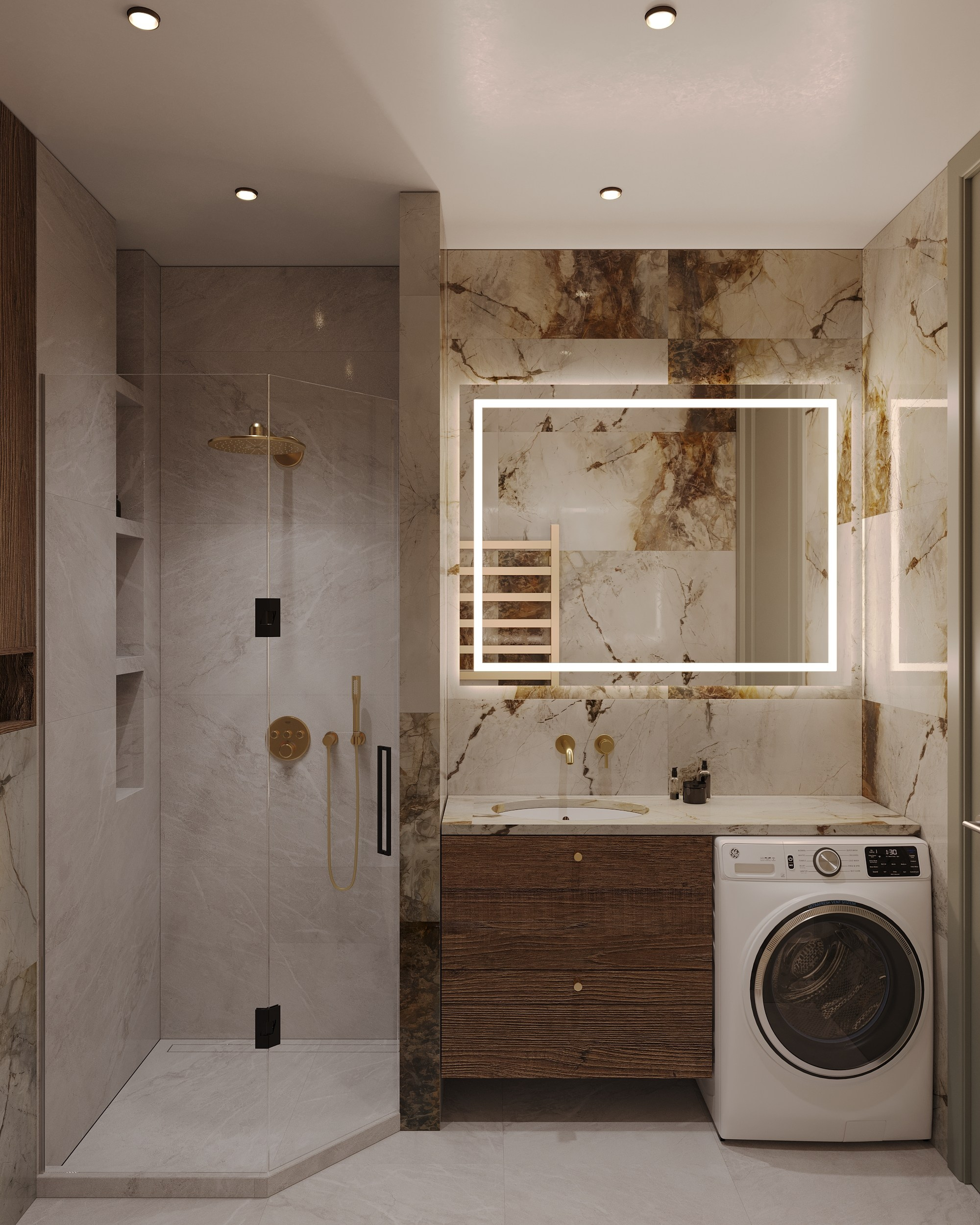 Flat of Gediminas. Simple Archs — high quality visualizations for your interior projects