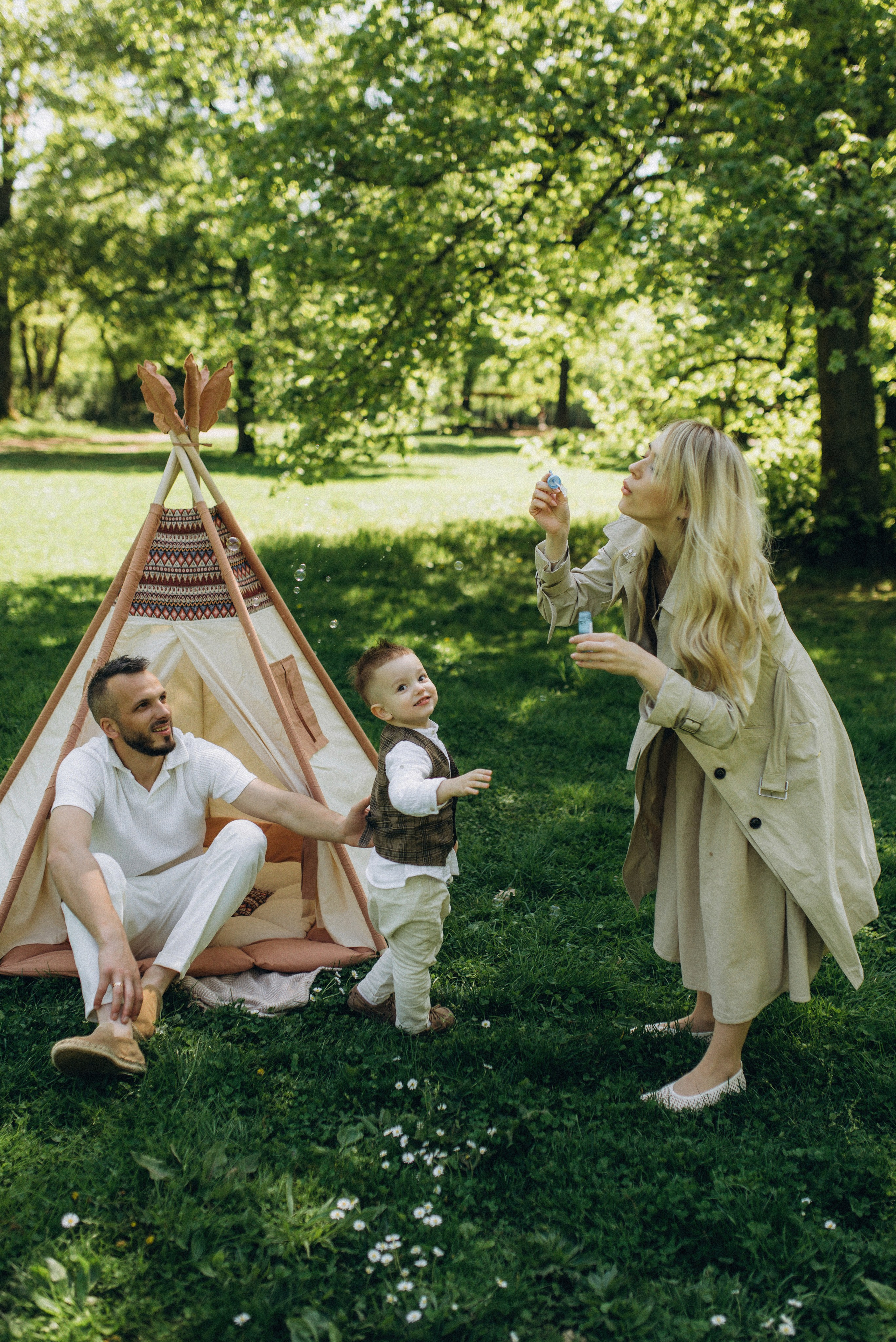 1 YEAR in the park. Семейный фотограф Лейпциг, Германия