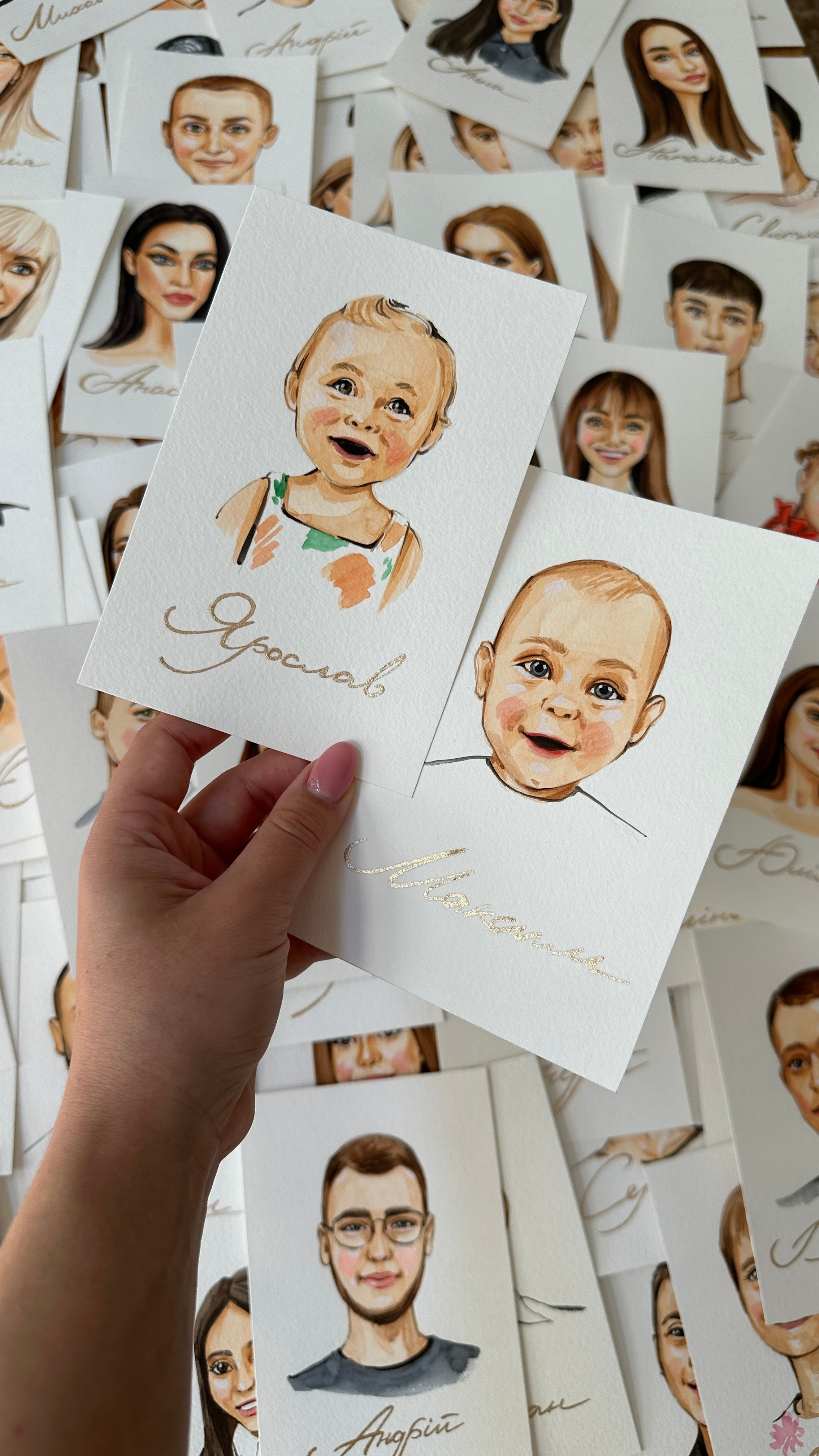 Wedding Seatings Cards. InnaIllustrator