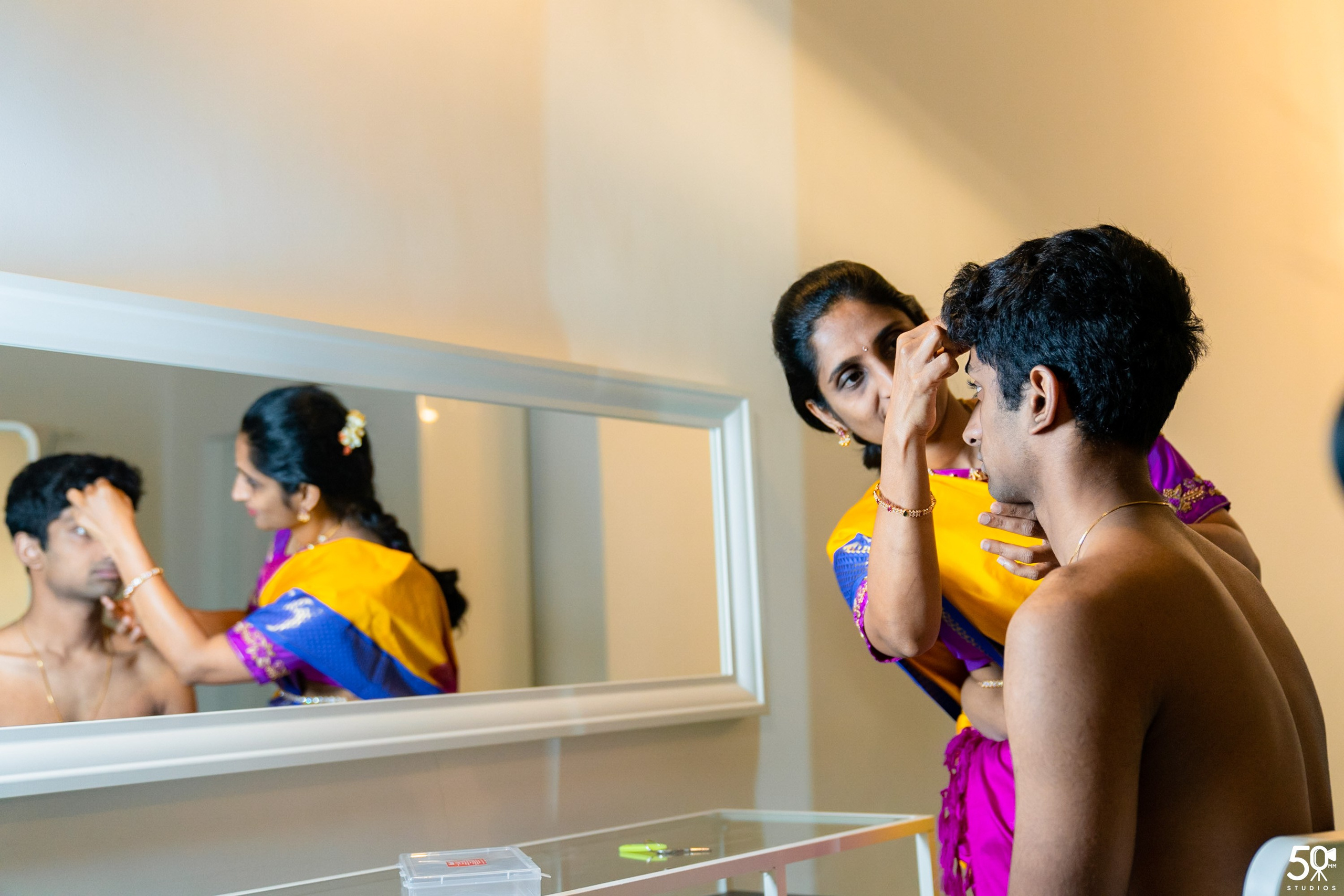 SANJAY AND SAKETH UPANAYANA. 50mm STUDIOS