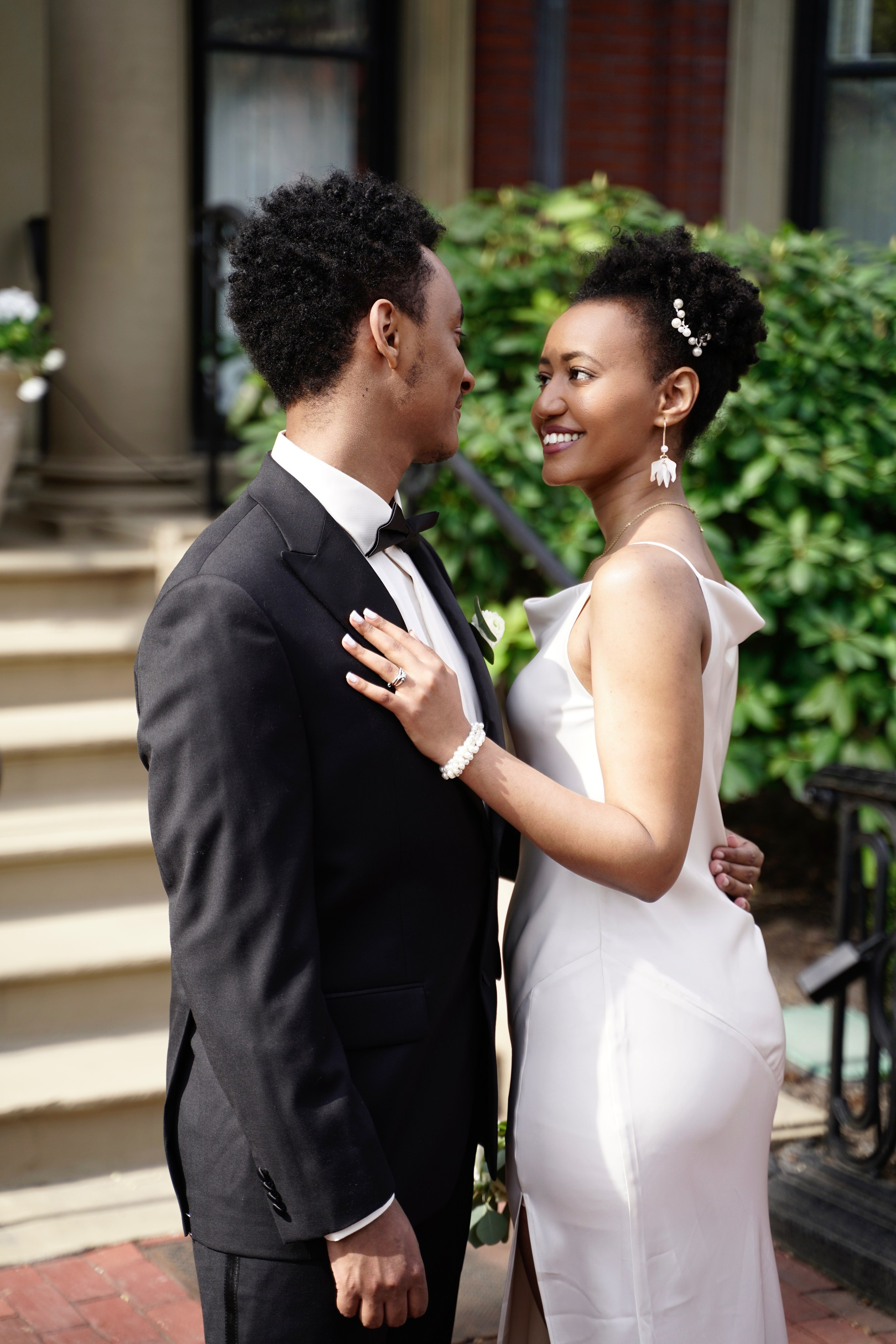 Sosina and Aaron at Charles river Esplanade. Stefanovich Photography | Boston, MA