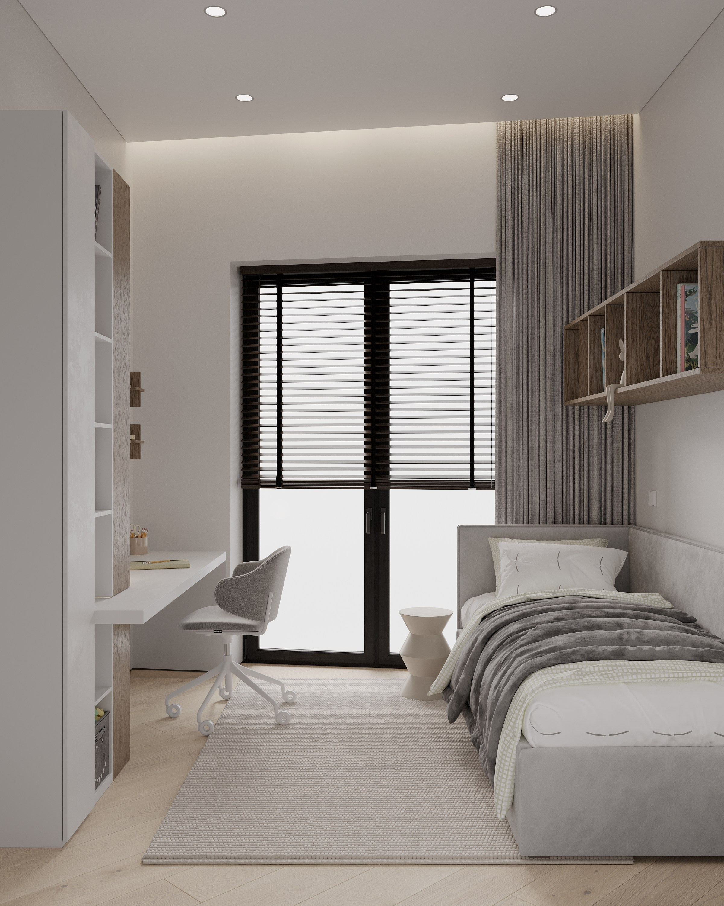 Wooden minimalizm. Simple Archs — high quality visualizations for your interior projects