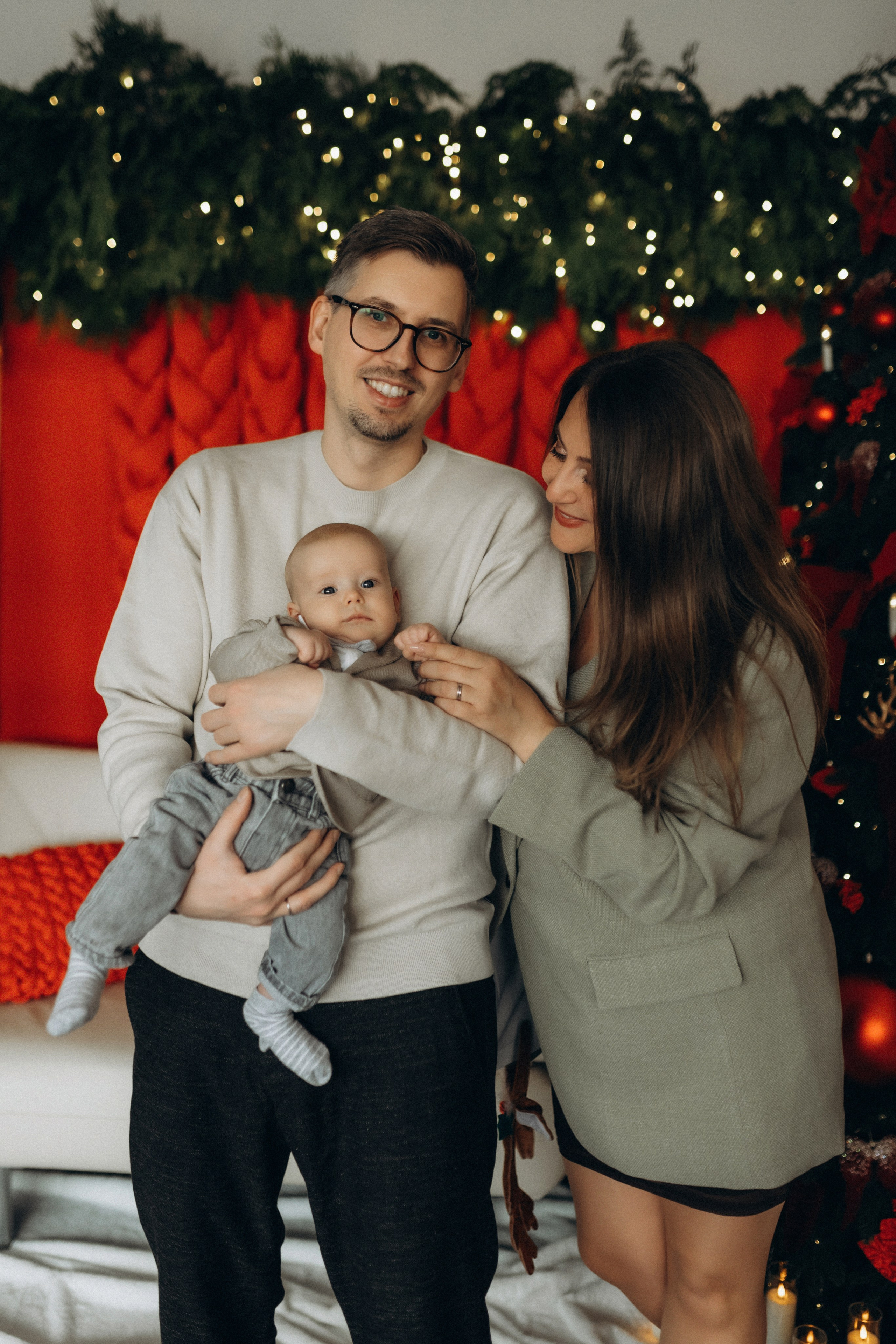 Together at Christmas. Семейный фотограф Лейпциг, Германия