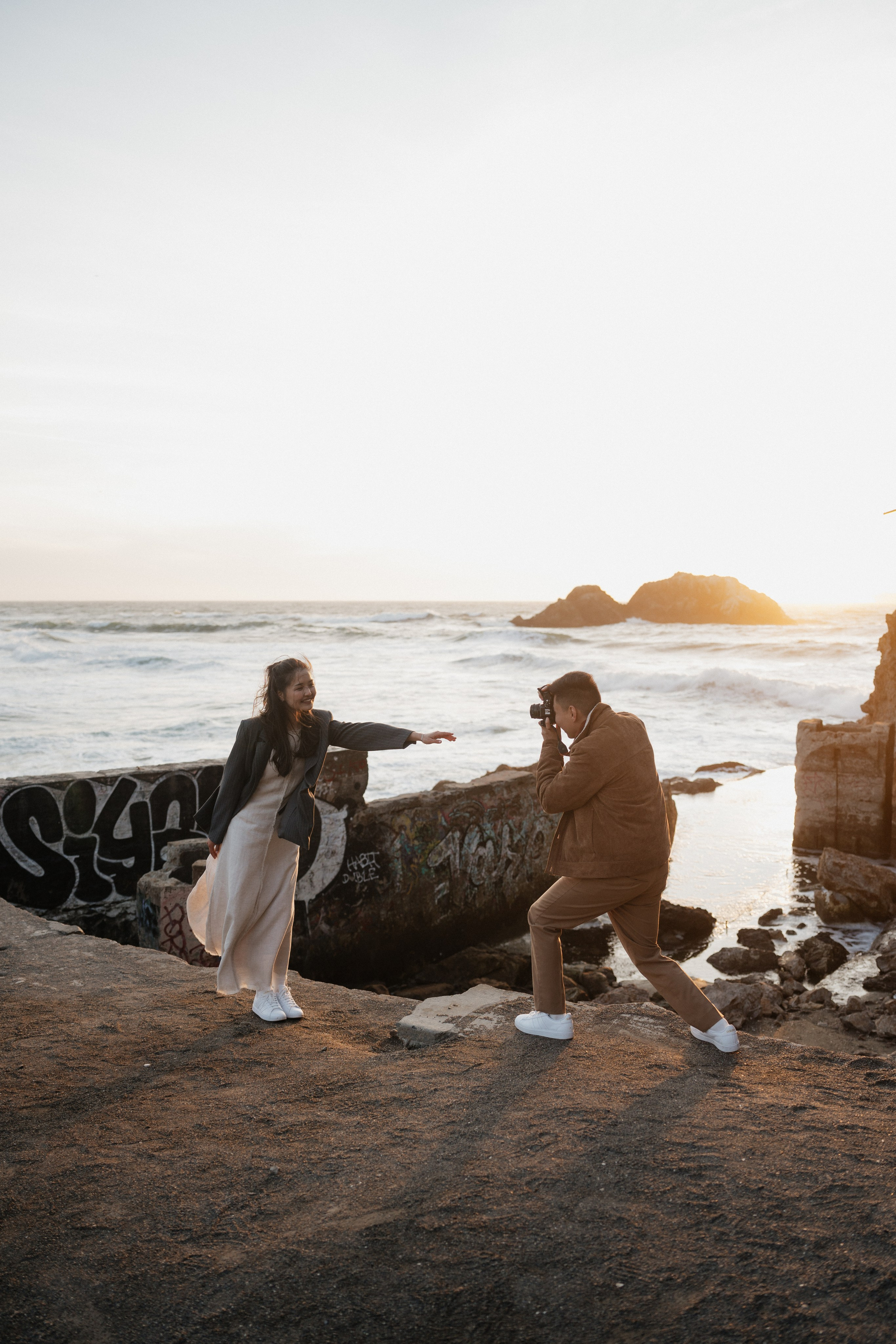 Golden Hour Magic at Sutro Baths. Soulo Photography | San Francisco Bay Area Based Photographer