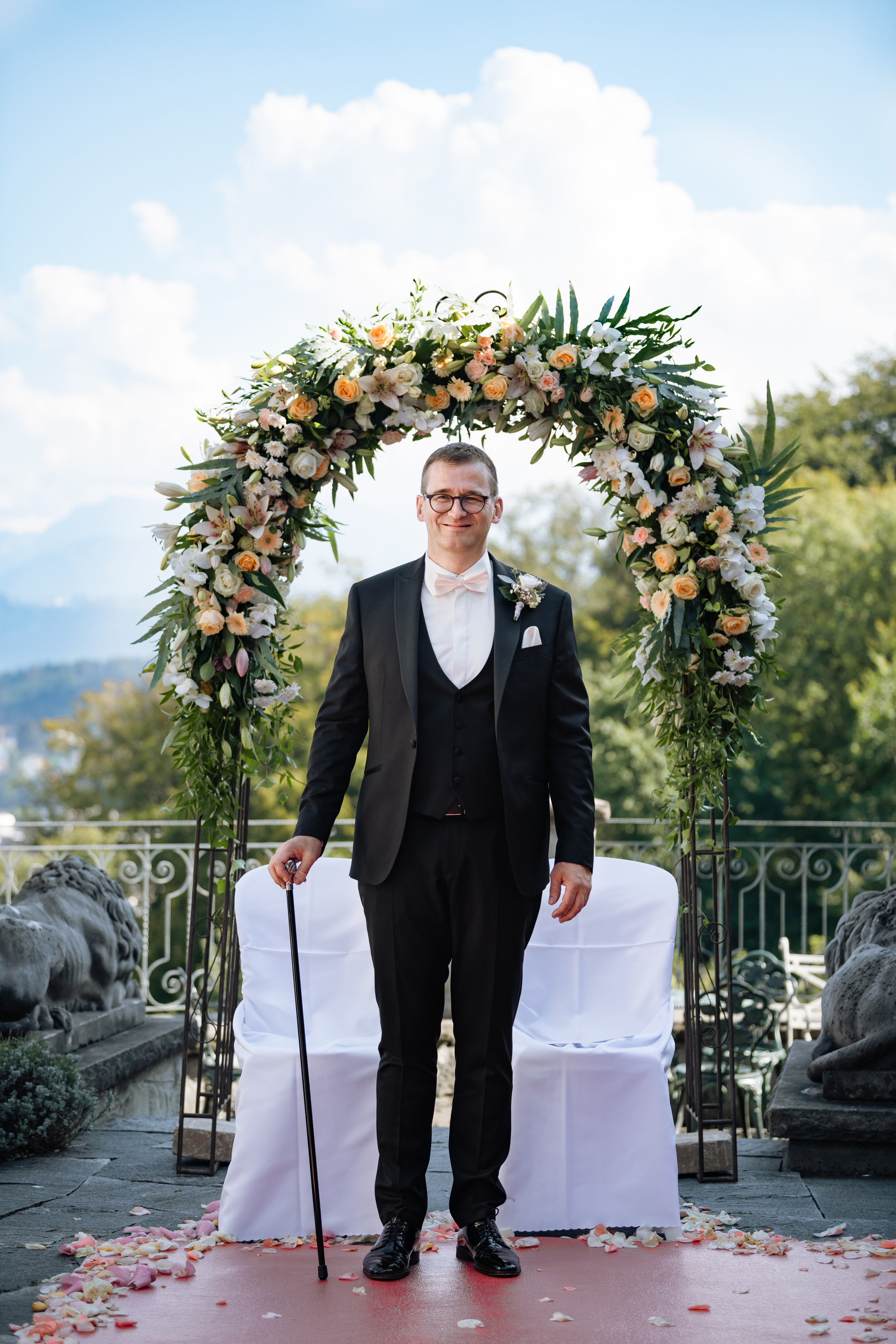 MARCELA & BRUNO Castle Gütsch in Luzern, Switzerland. I am Elena Altendorfer. Wedding photographer in Zurich and Switzerland