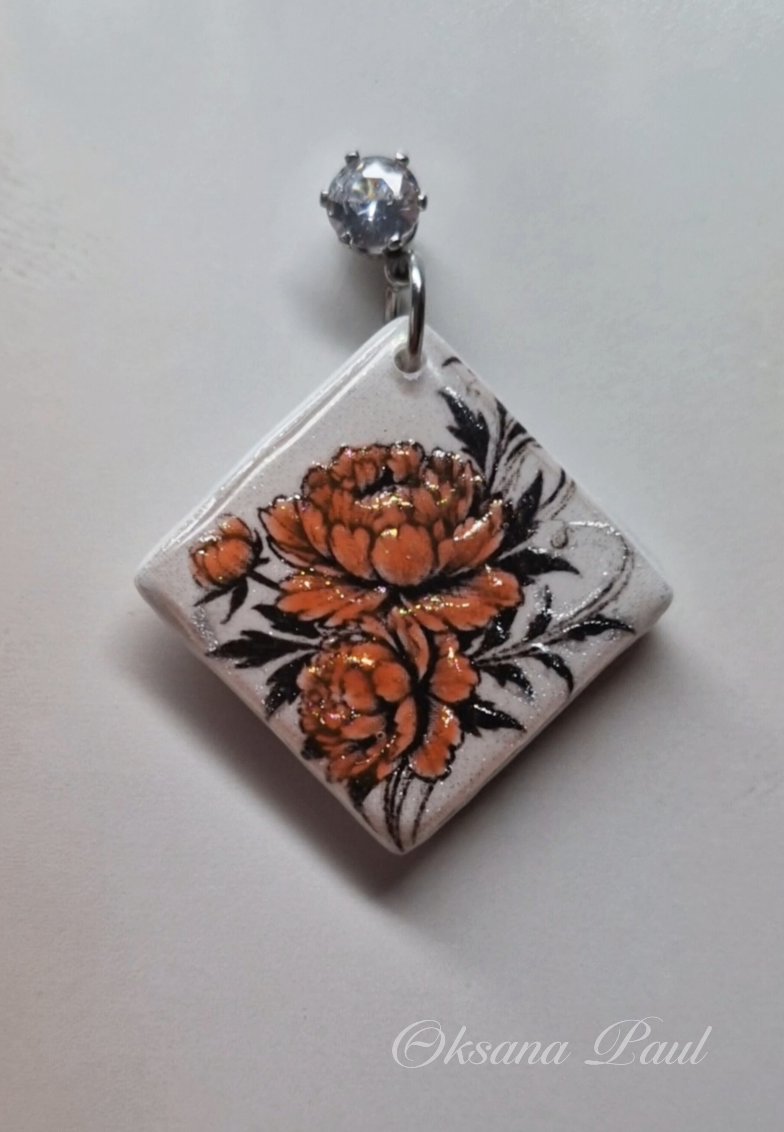 Серьги / Ohrringe ➜. Oksana Paul-Gardinen-Design Oksana Paul ✧ Art of Gardinen & Textile Design ✧ Polymer Clay Art & Handmade Creatures