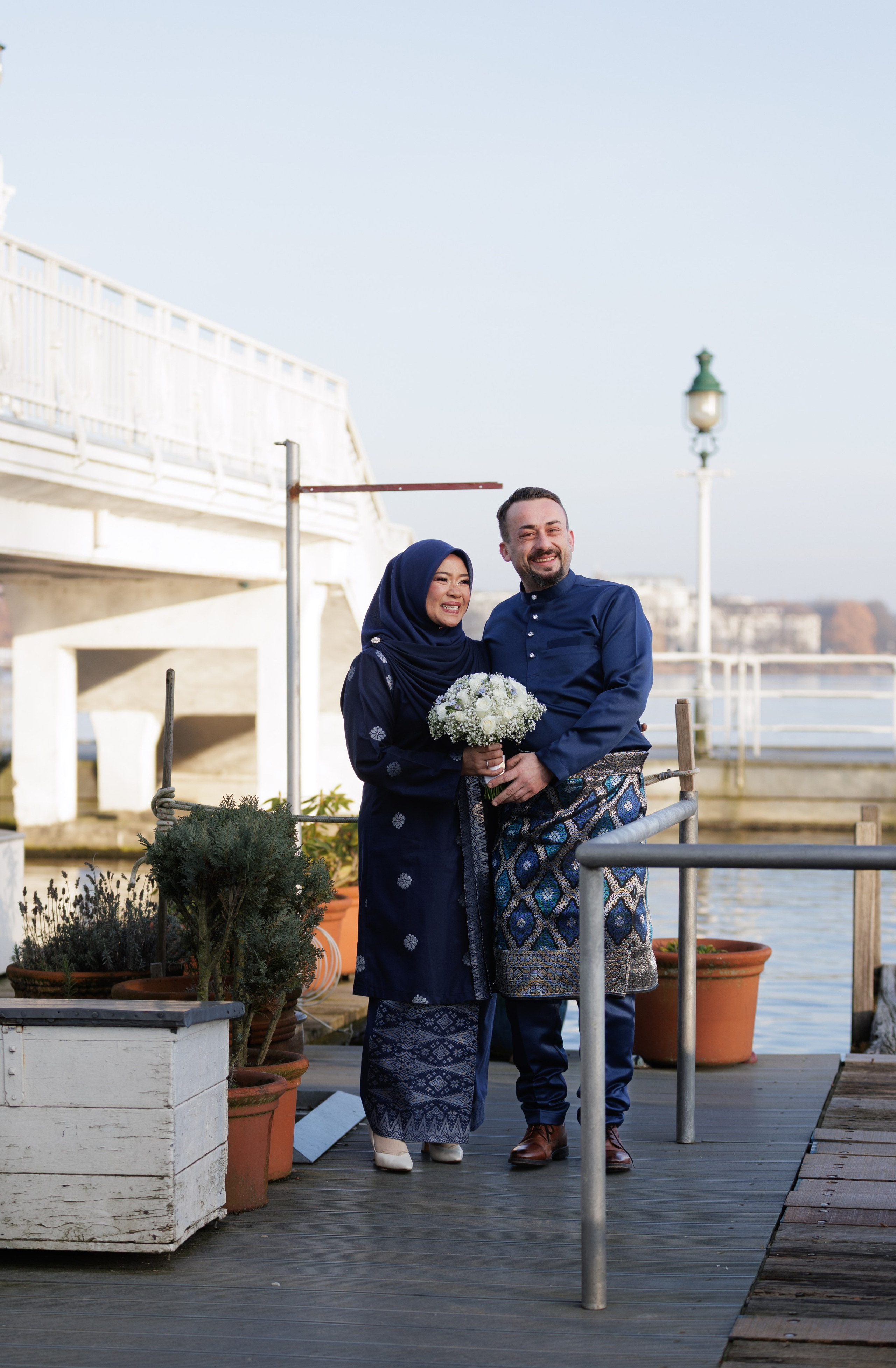 Hochzeitsfotografie in der Zentralmoschee Hamburg | Interkulturelle Harmonie & Architektonische Schönheit. Hochzeitsfotograf und Hochzeitsvideograf aus Hamburg | Roka21Film