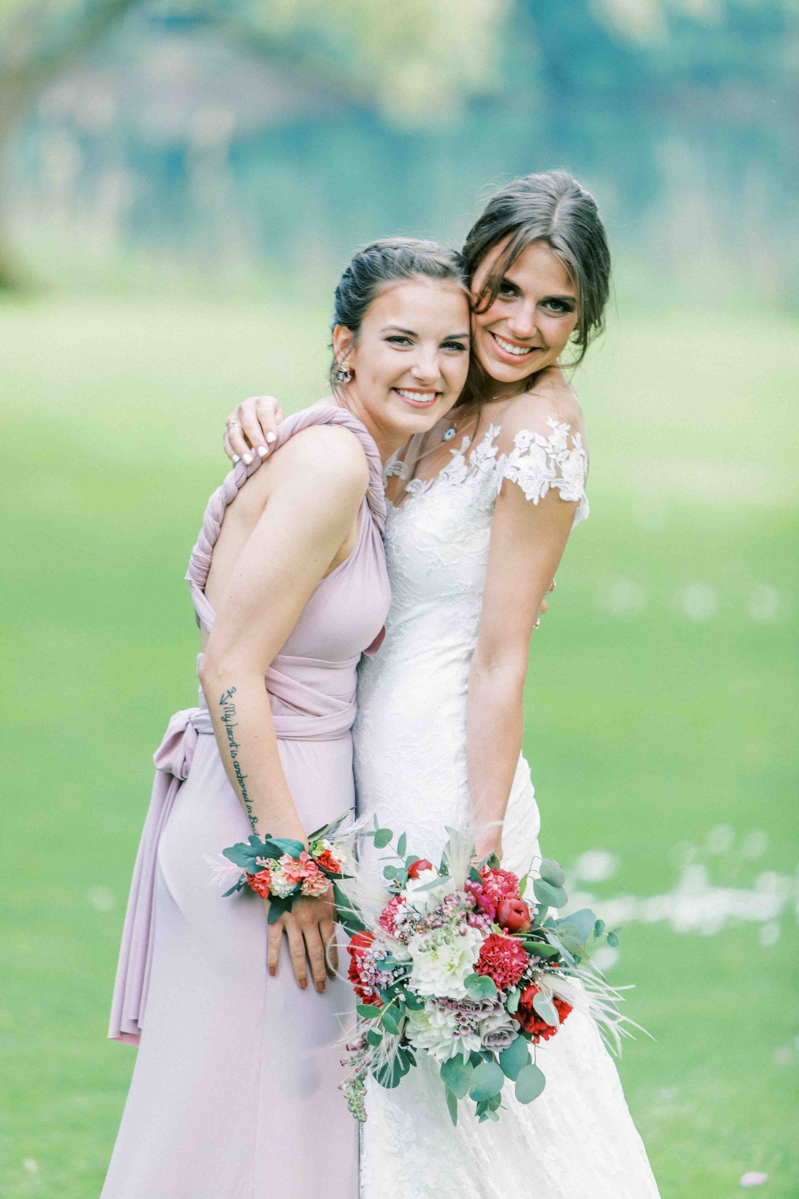landhaus am see garbsen hochzeit braut mit ihren brautjungfern