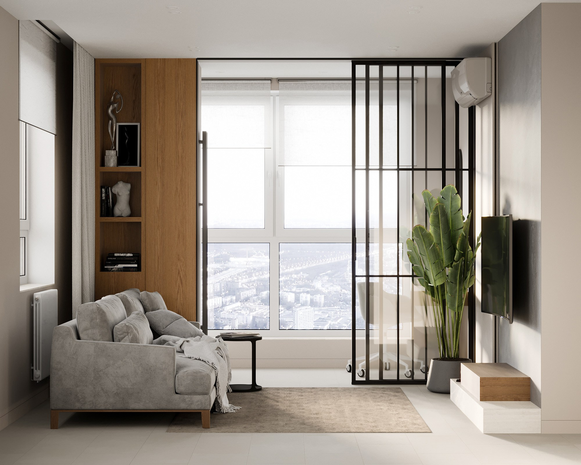 Квартира в Сургуте. ROMAN VISUAL| СОЗДАНИЕ ВЫСОКОКАЧЕСТВЕННОЙ 3D-ВИЗУАЛИЗАЦИИ