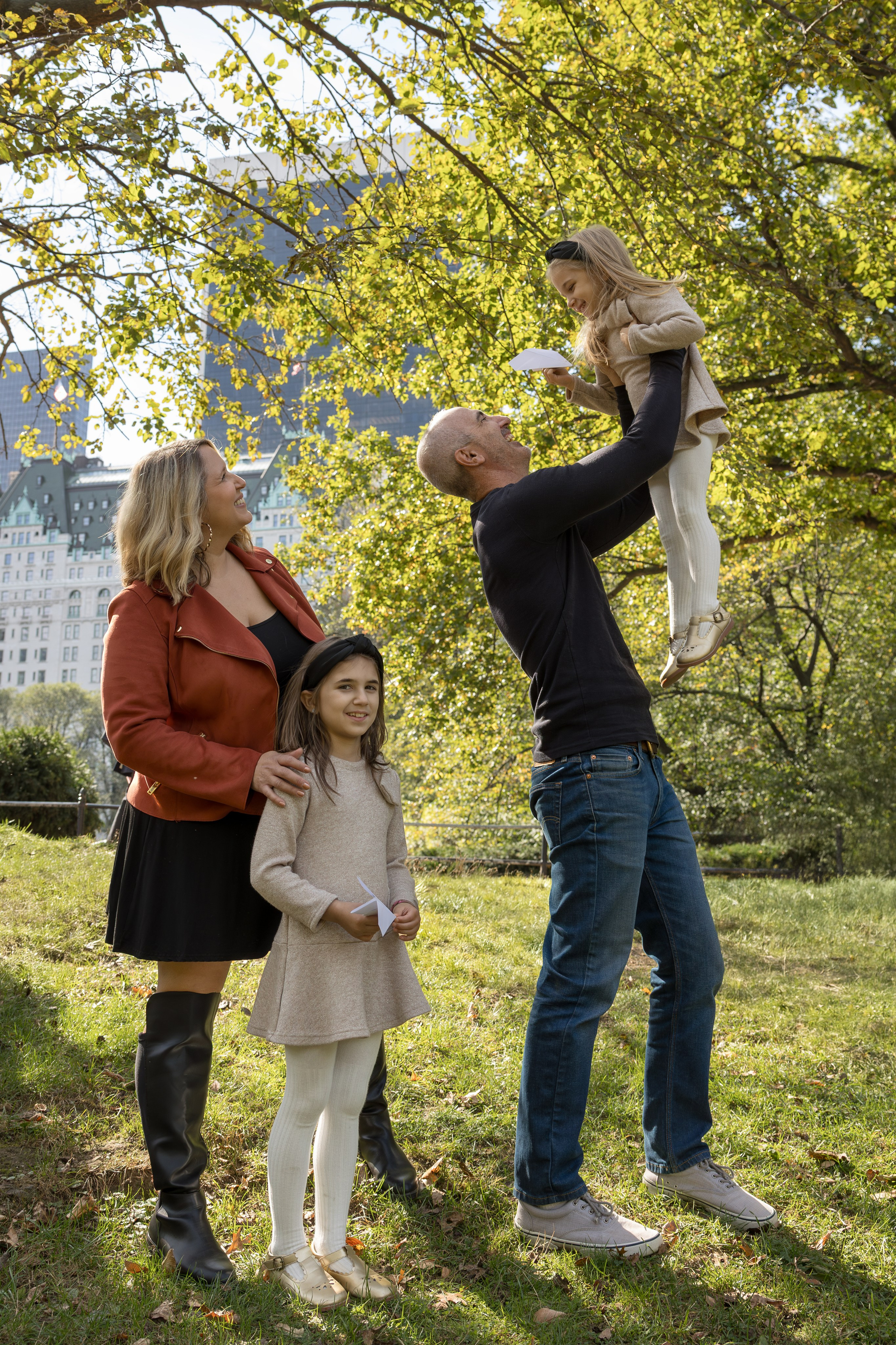 Together in Central Park. Family, lifestyle, and commercial photography in New York and New Jersey