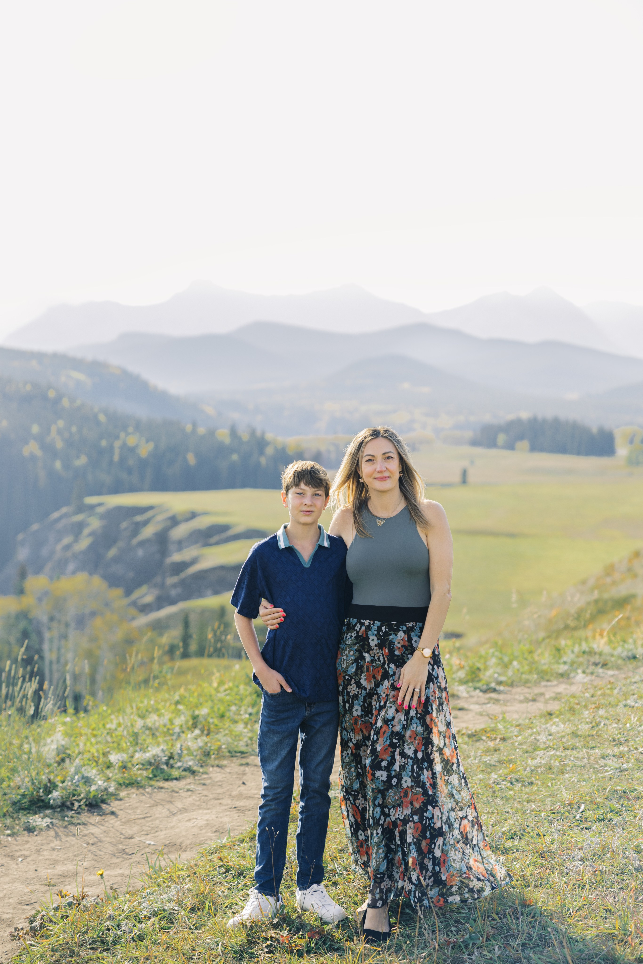 Aleksandra’s family. Home