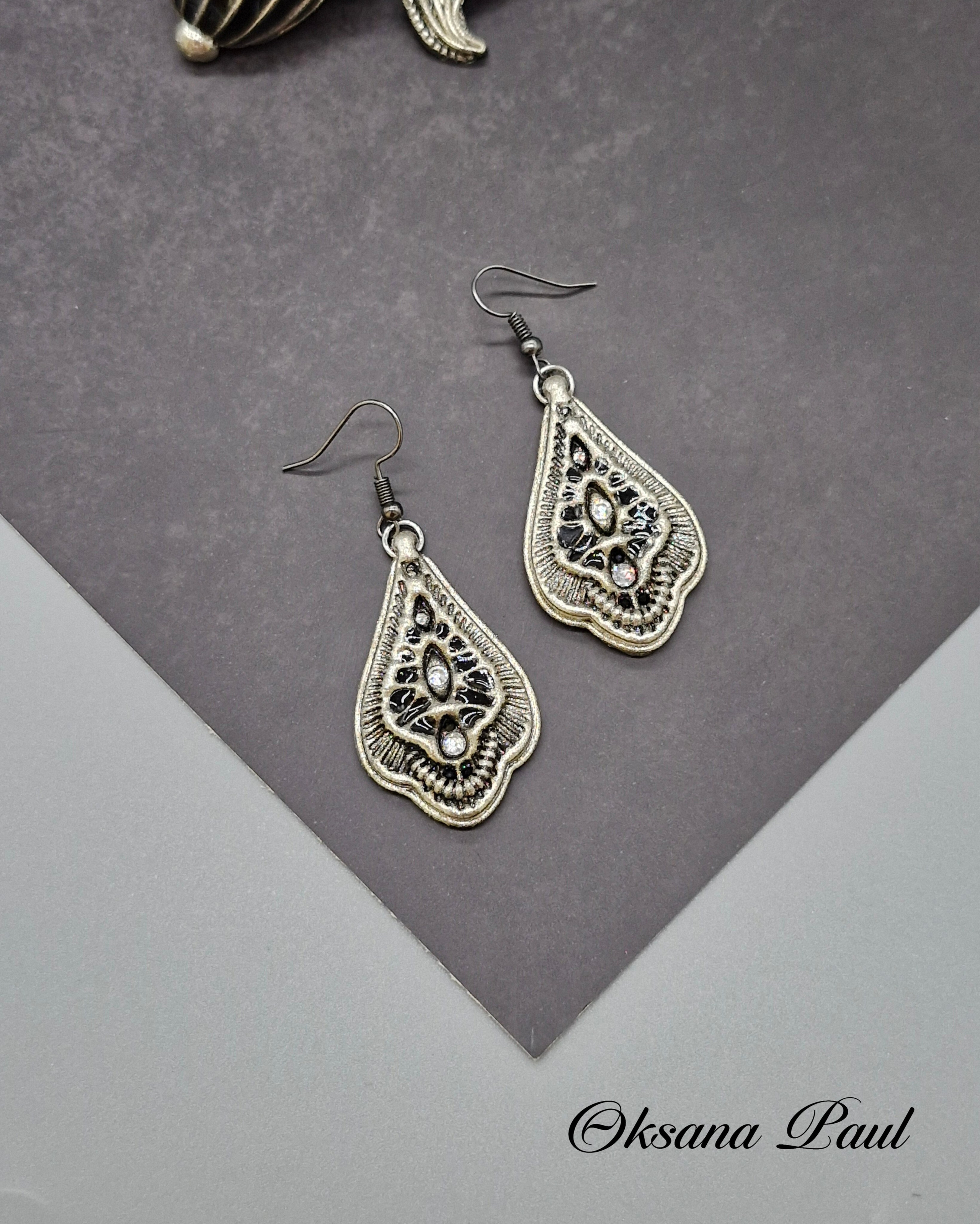 Серьги / Ohrringe ➜. Oksana Paul-Gardinen-Design Oksana Paul ✧ Art of Gardinen & Textile Design ✧ Polymer Clay Art & Handmade Creatures