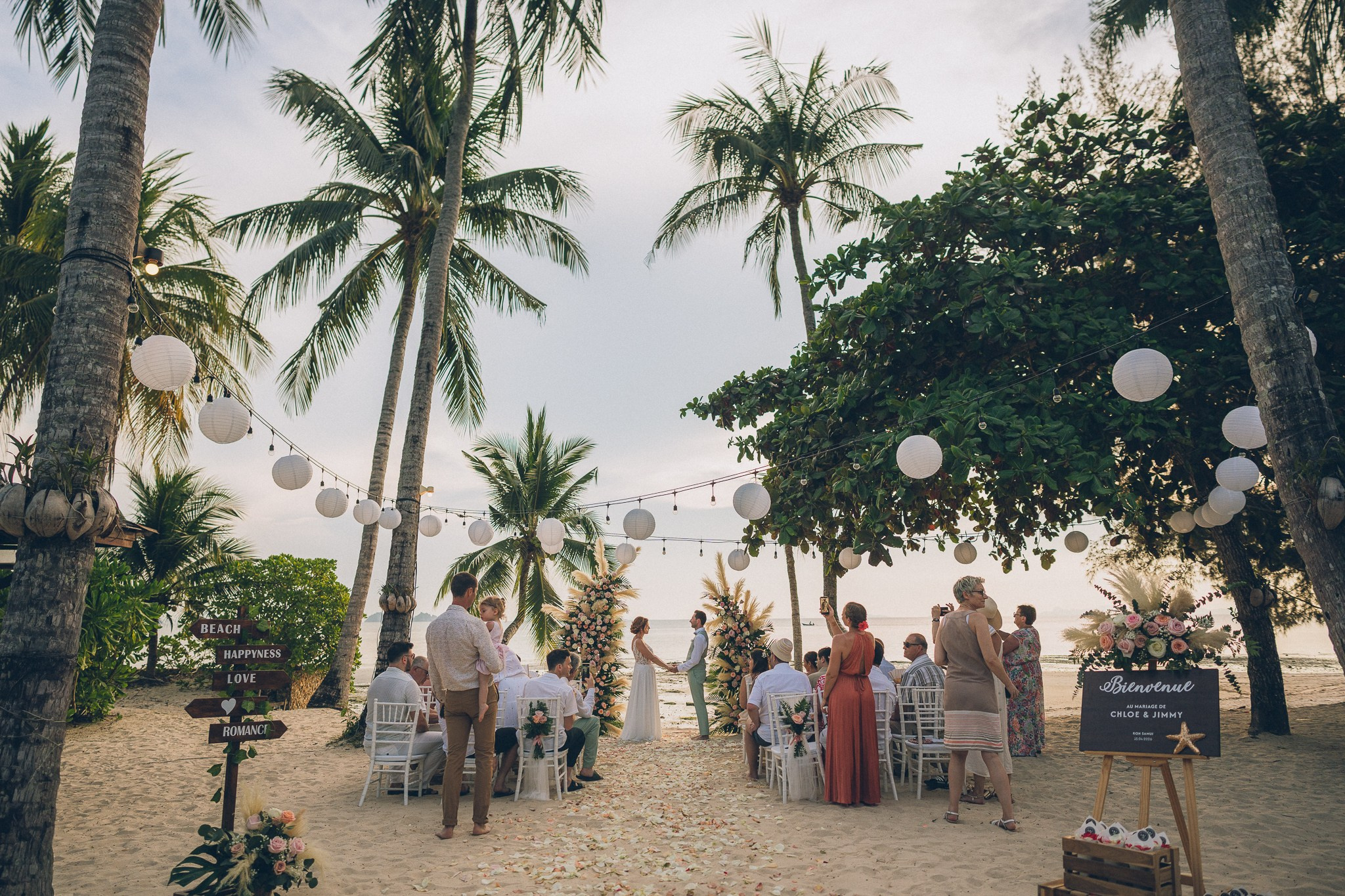 Chloe and Jimmy. Wedding on Koh Samui, Thailand