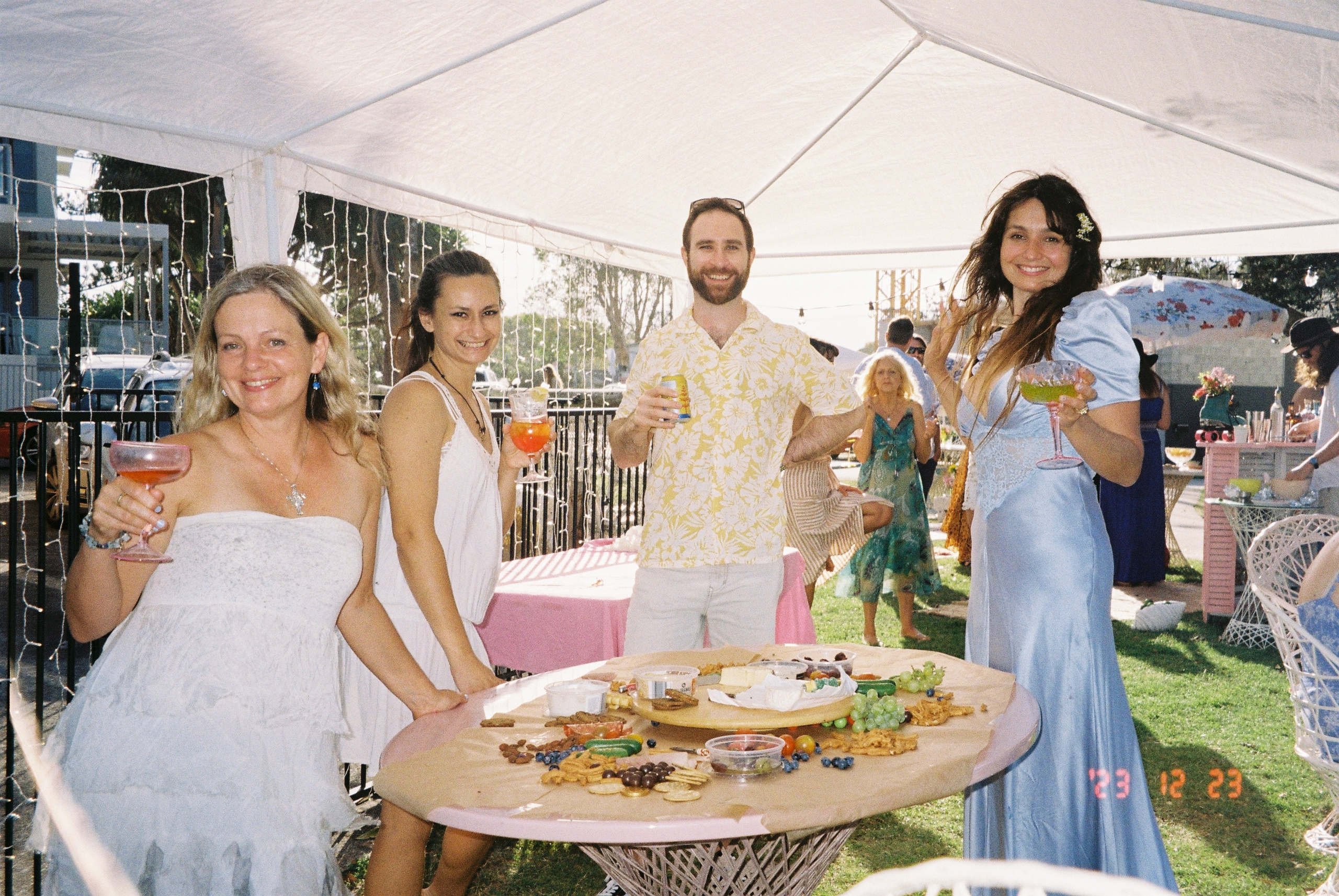 B-day party. Film portrait photographer