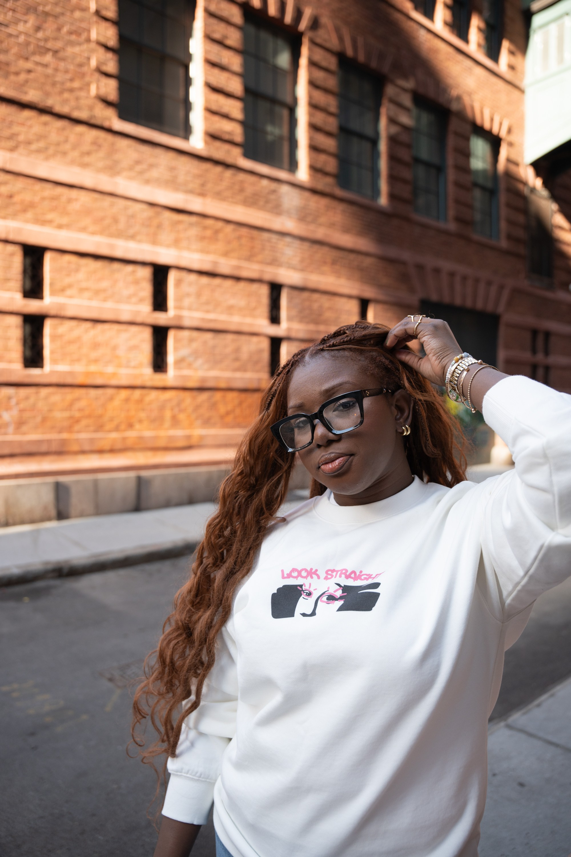 Advertising photo shoot for a clothing brand. Portrait and wedding photographer in New York