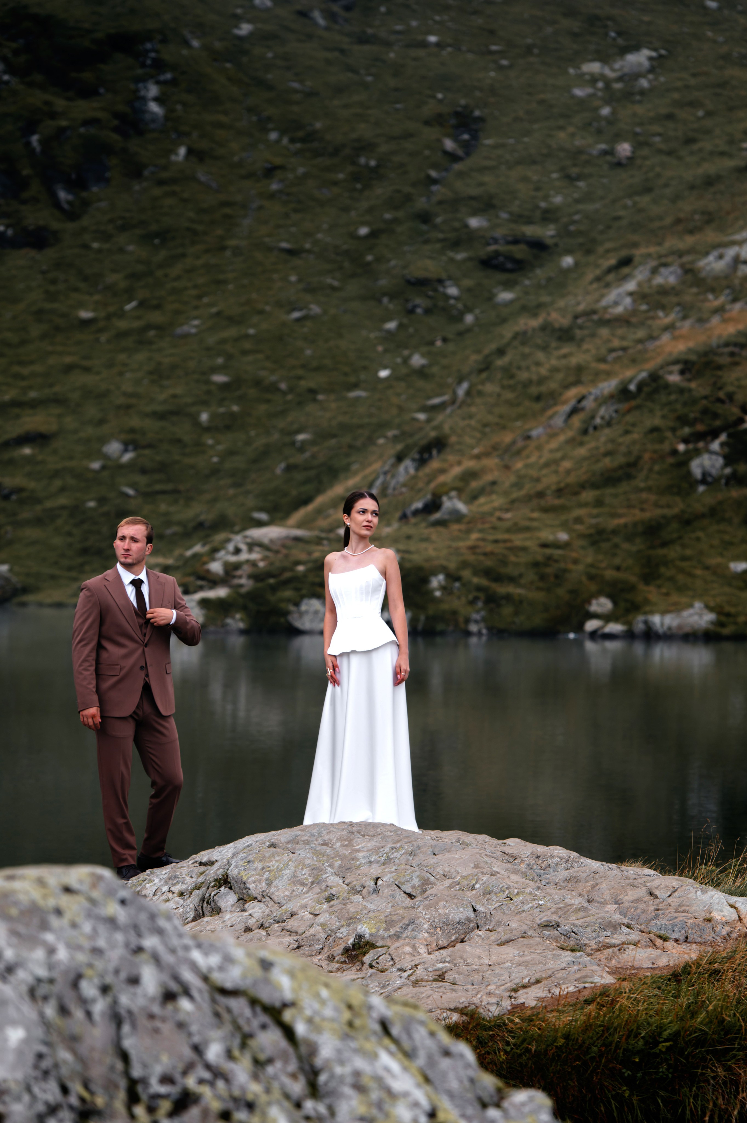 Lacul Bâlea, România. Victoria & Grigorie. Wedding photographer from Moldova Alexey Chipchiu