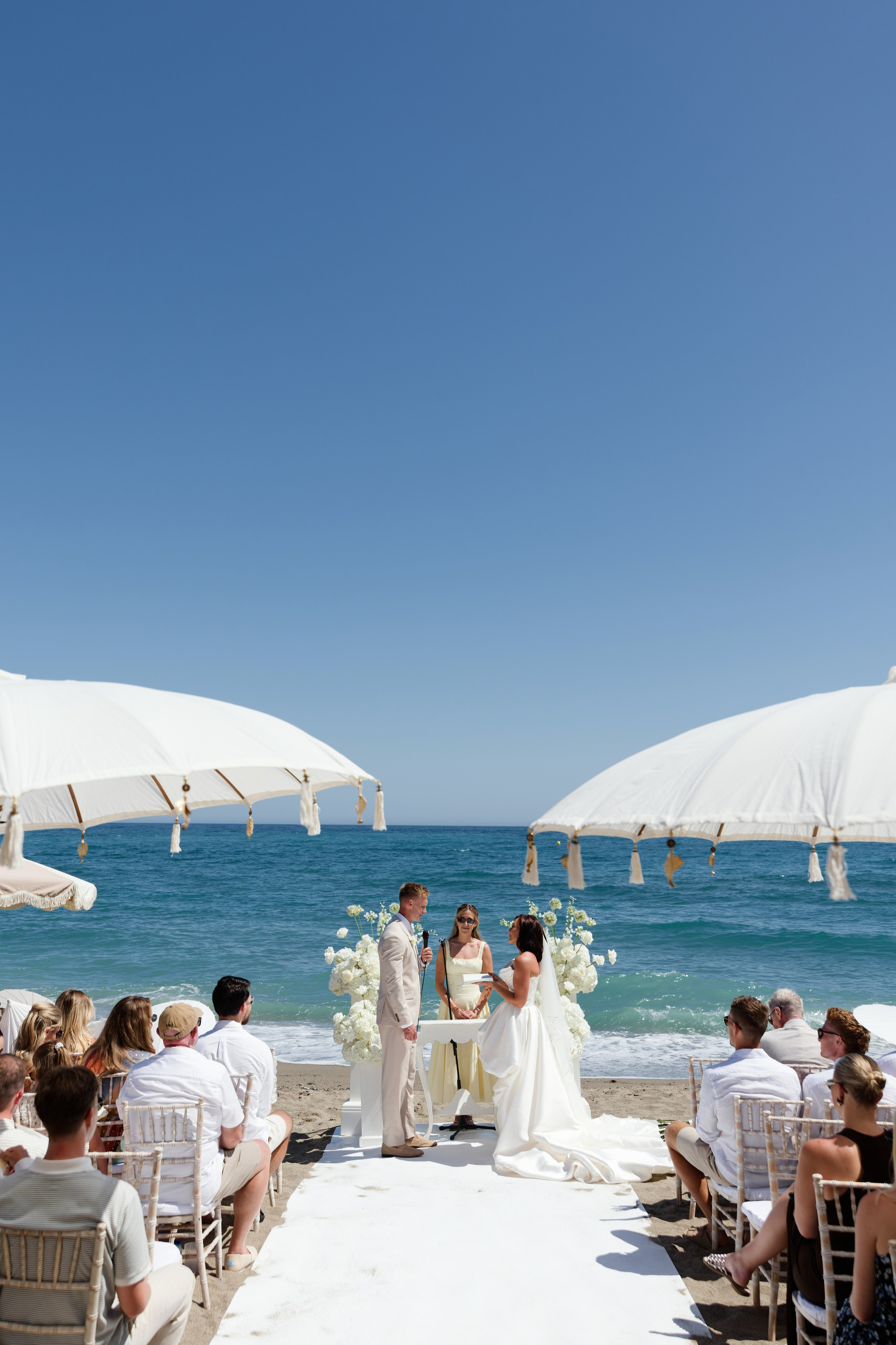 Beach Wedding in Marbella PREVIEW. Destination Wedding Photographer — Nikita Burtsev