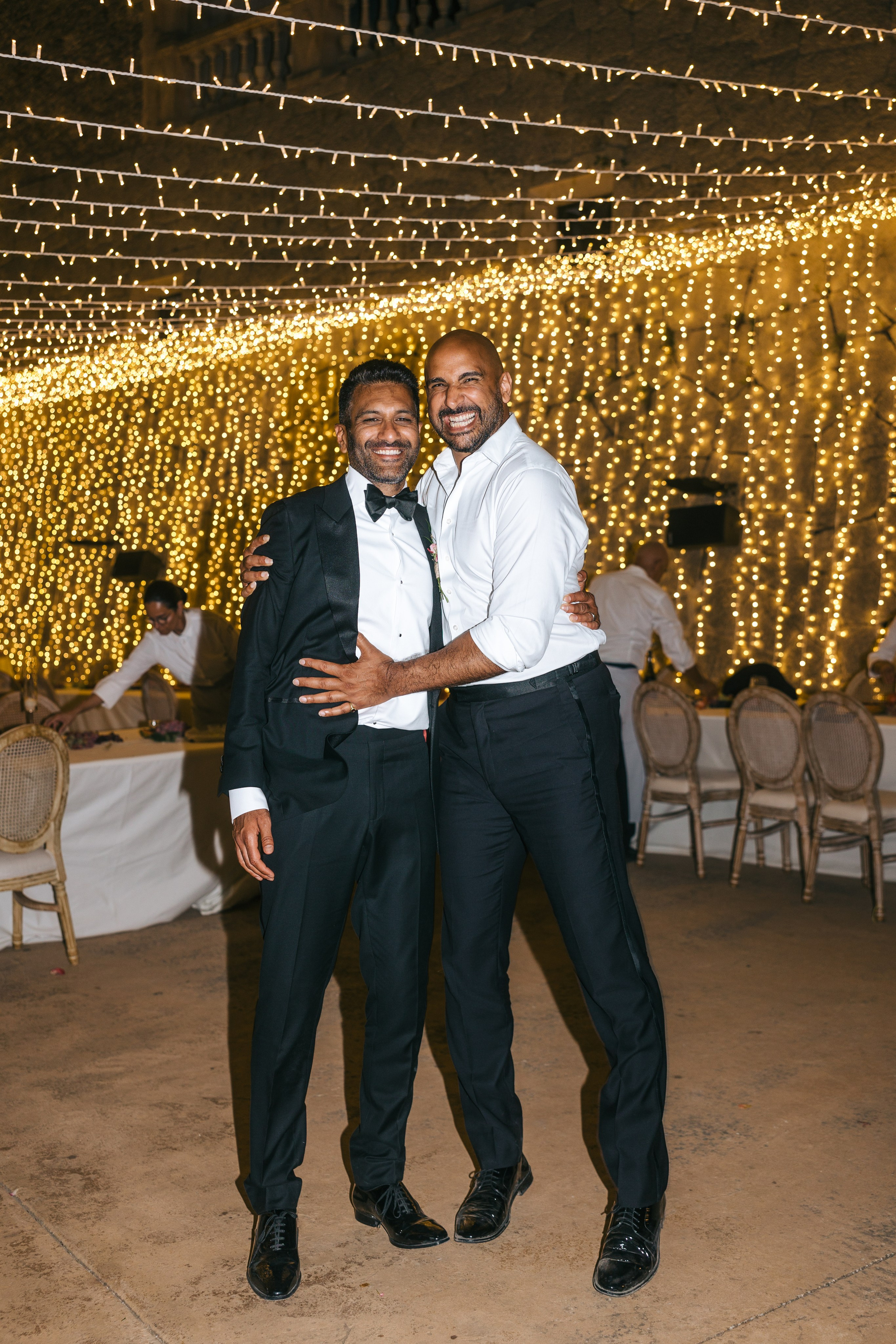 Mallorca venue Son Marroig for this LA Wedding Ceremony. Wedding Celebrant in Mallorca Iban Collin