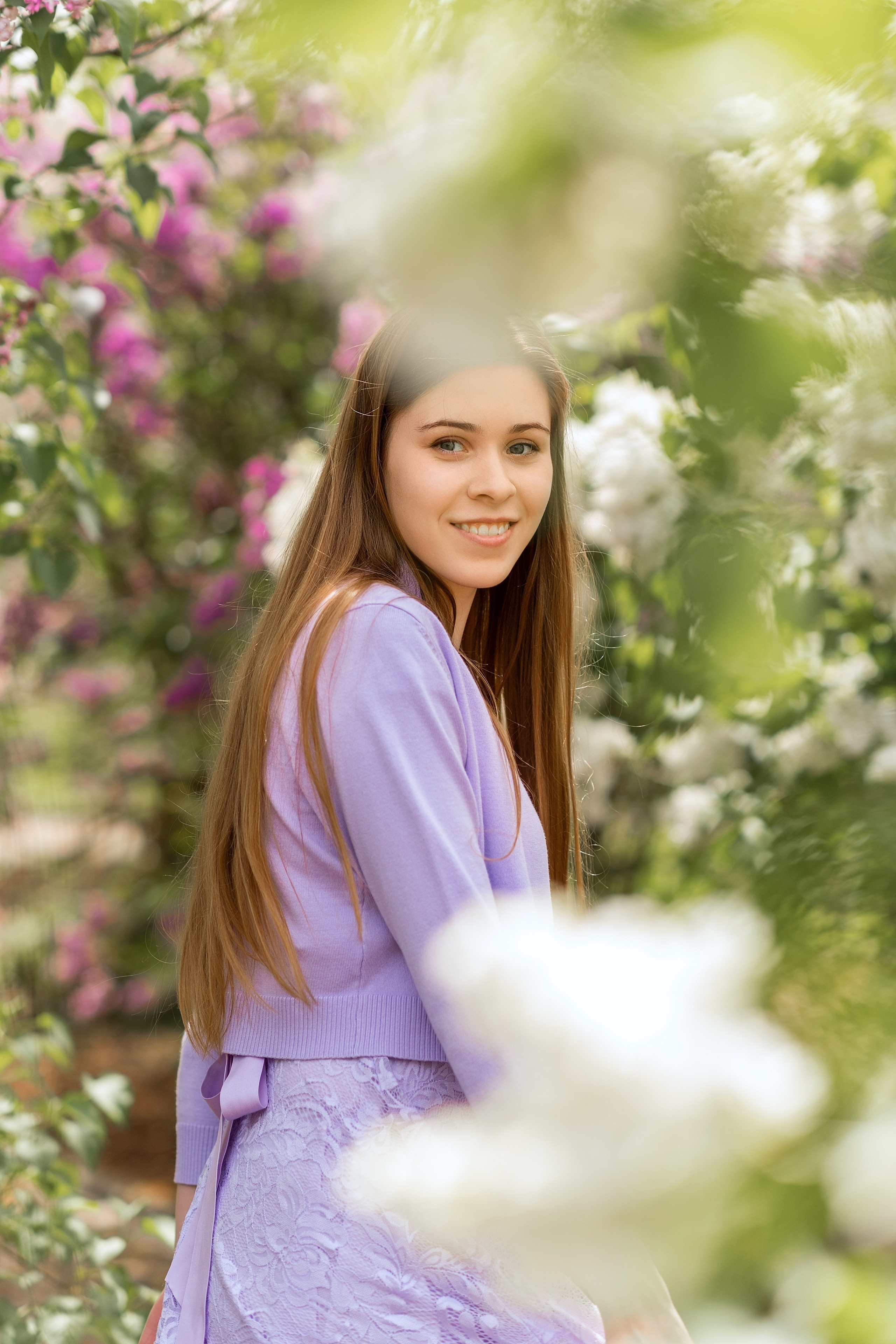 Lilac garden. Wedding & portrait photography in the Seattle Area. Helen Michelle photographer