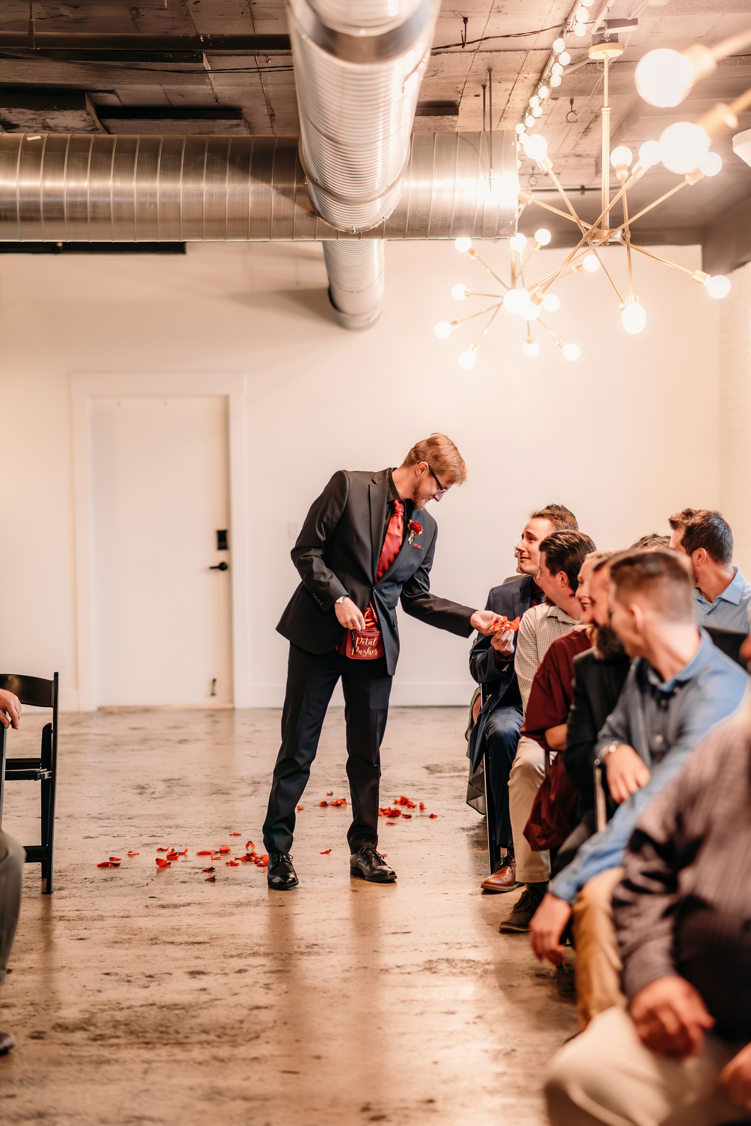 Bold & Dramatic Wedding at The Paper Mill on The Landing | Fort Wayne Wedding Photographer. Alexandria Danielle Photography | Fort Wayne & Indianapolis Wedding Photographer