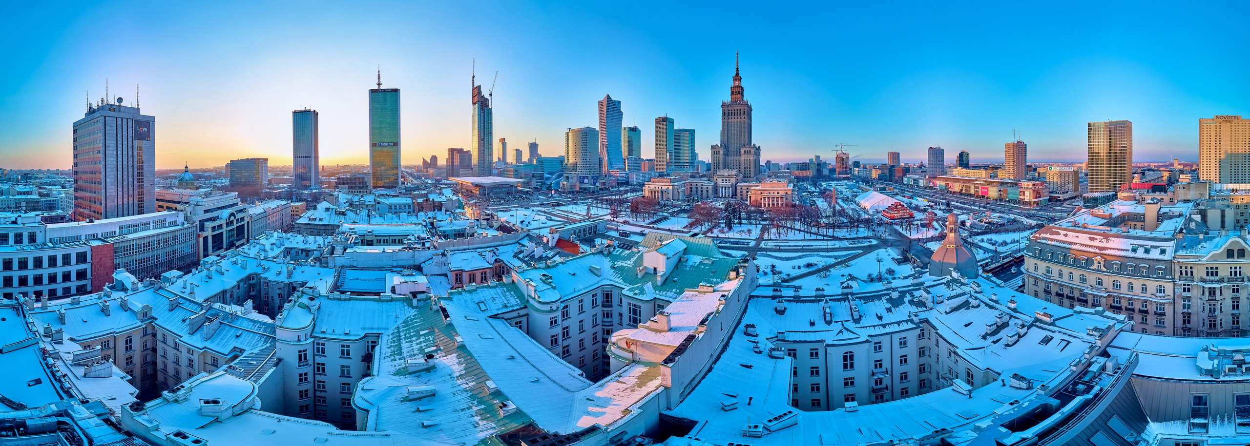 Lotnicza dronowa fotografia Warszawy - Miasto widziane z lotu ptaka. Андрей Шипилов — Фотография & Видеография