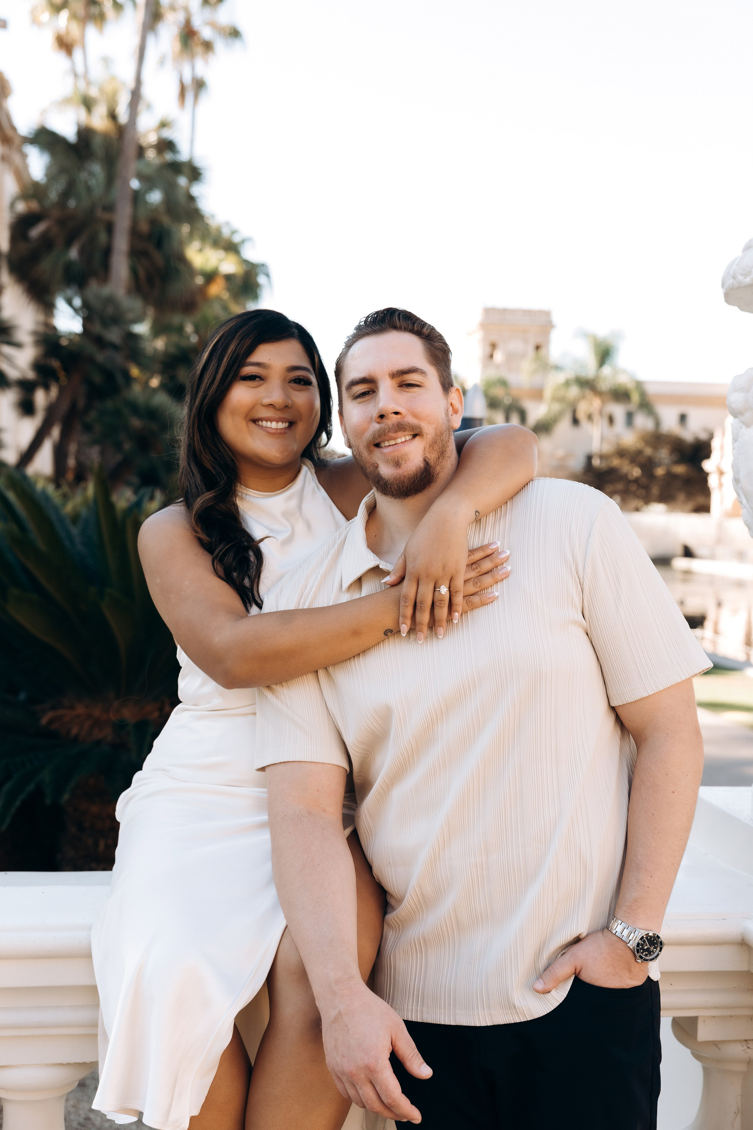 Jenn and Vince. Wedding and family photographer San Diego