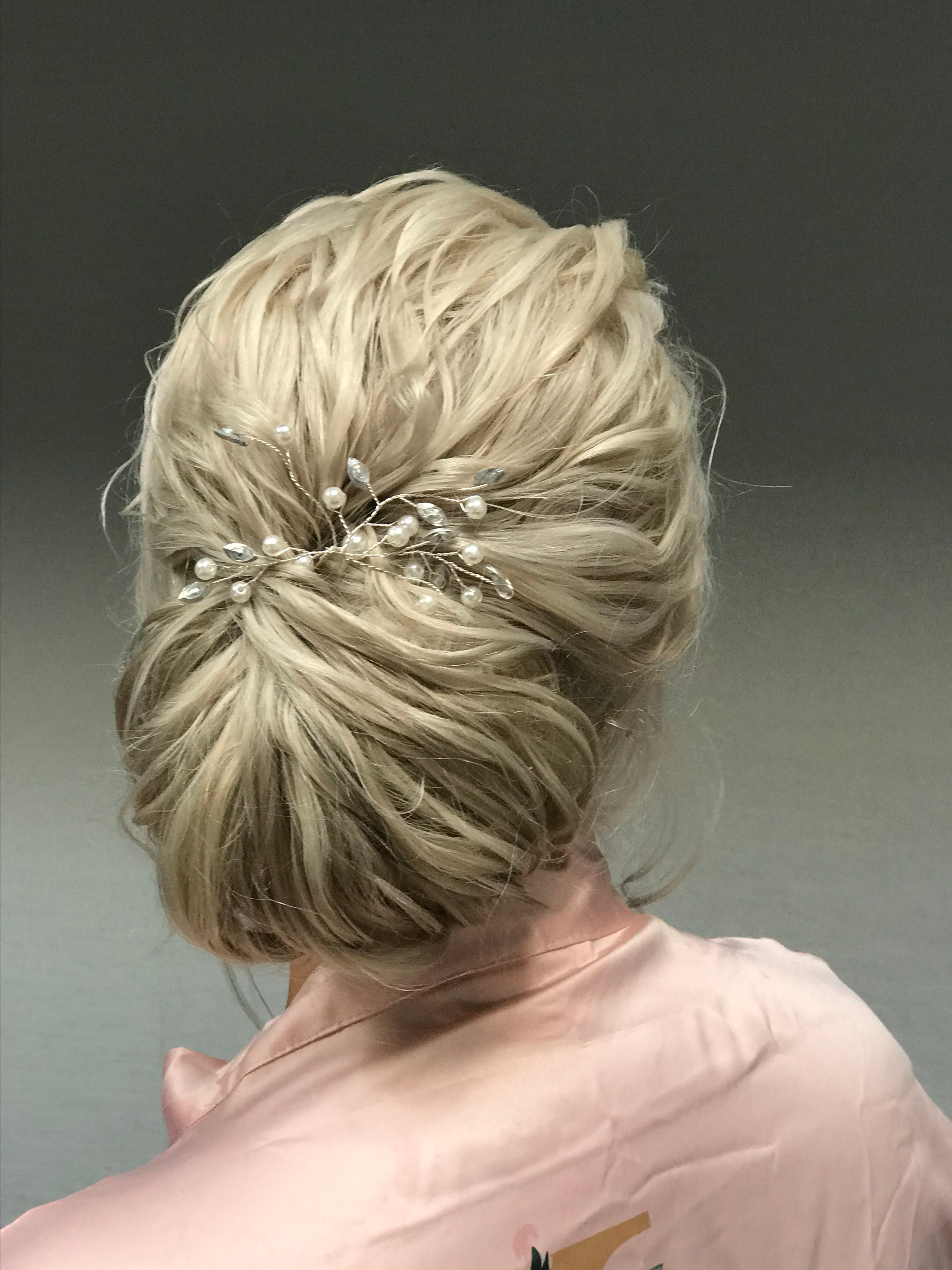 Wedding Hairstyle. DiaBeauty | Makeup and Hairstyle Barcelona, Castelldefels, Sitges