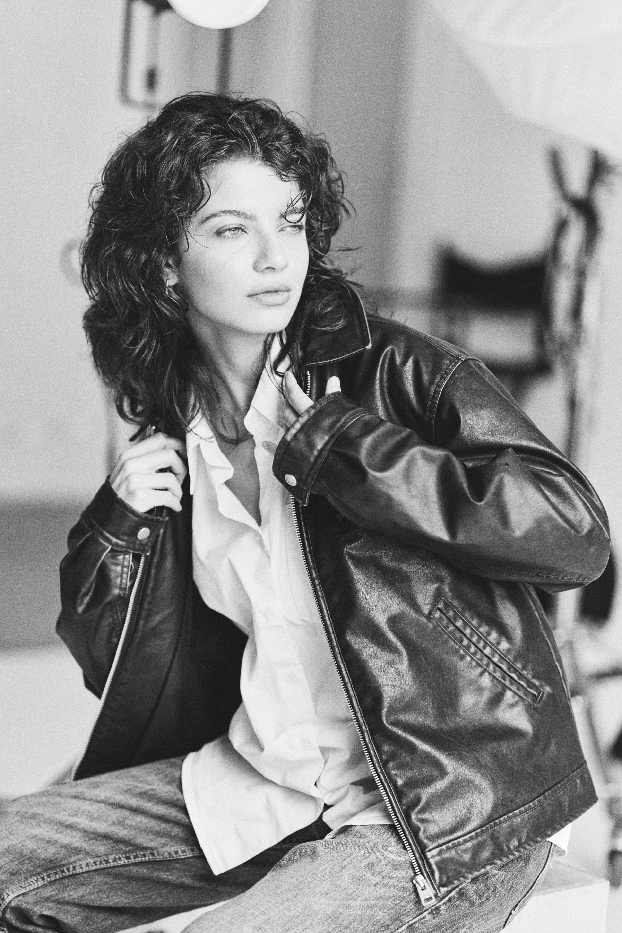 Artistic portrait in Yerevan with soft natural lighting