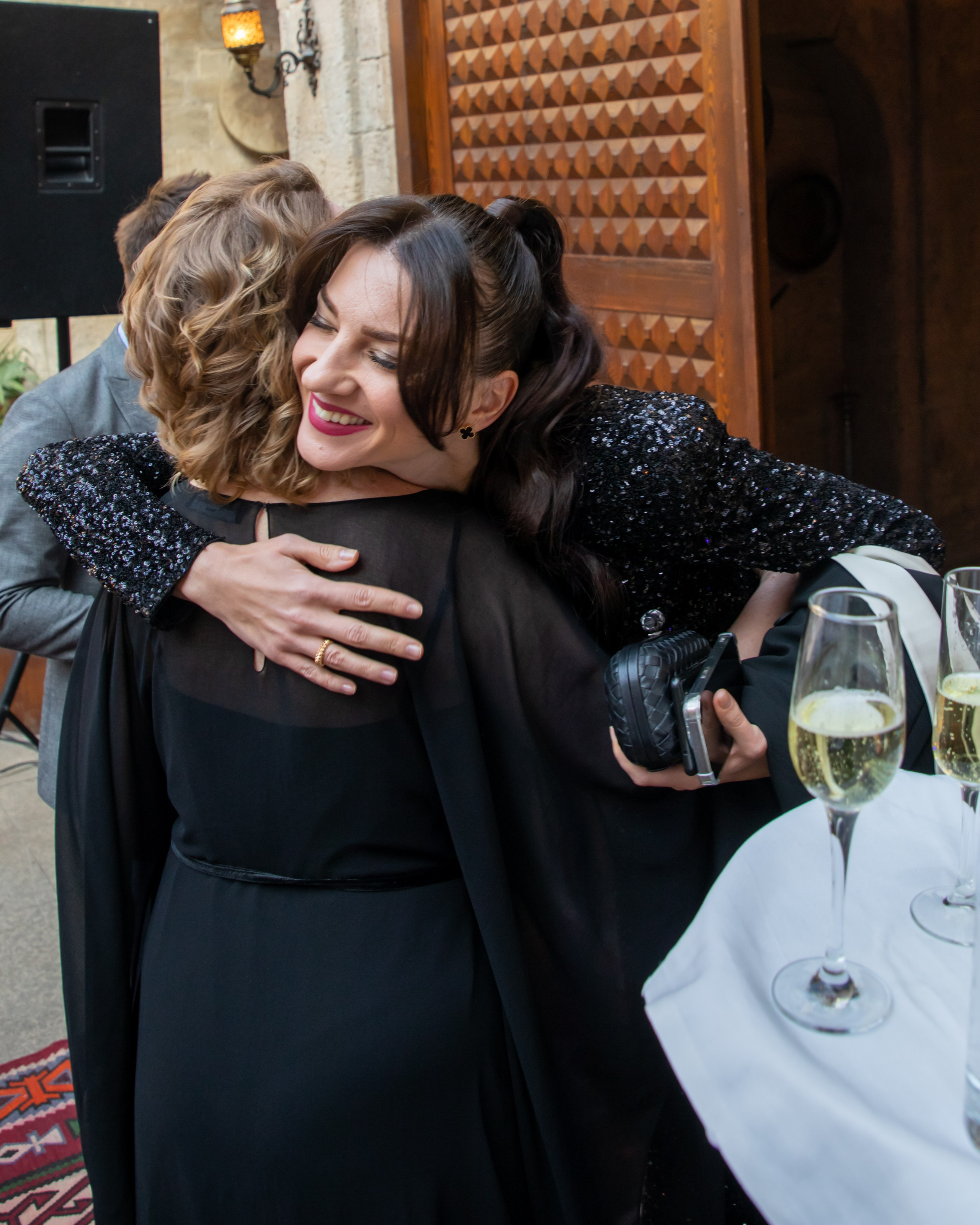 Gala-Dinner with the French Countess, the main etiquette expert Marie de Tilly. Baku Photographer