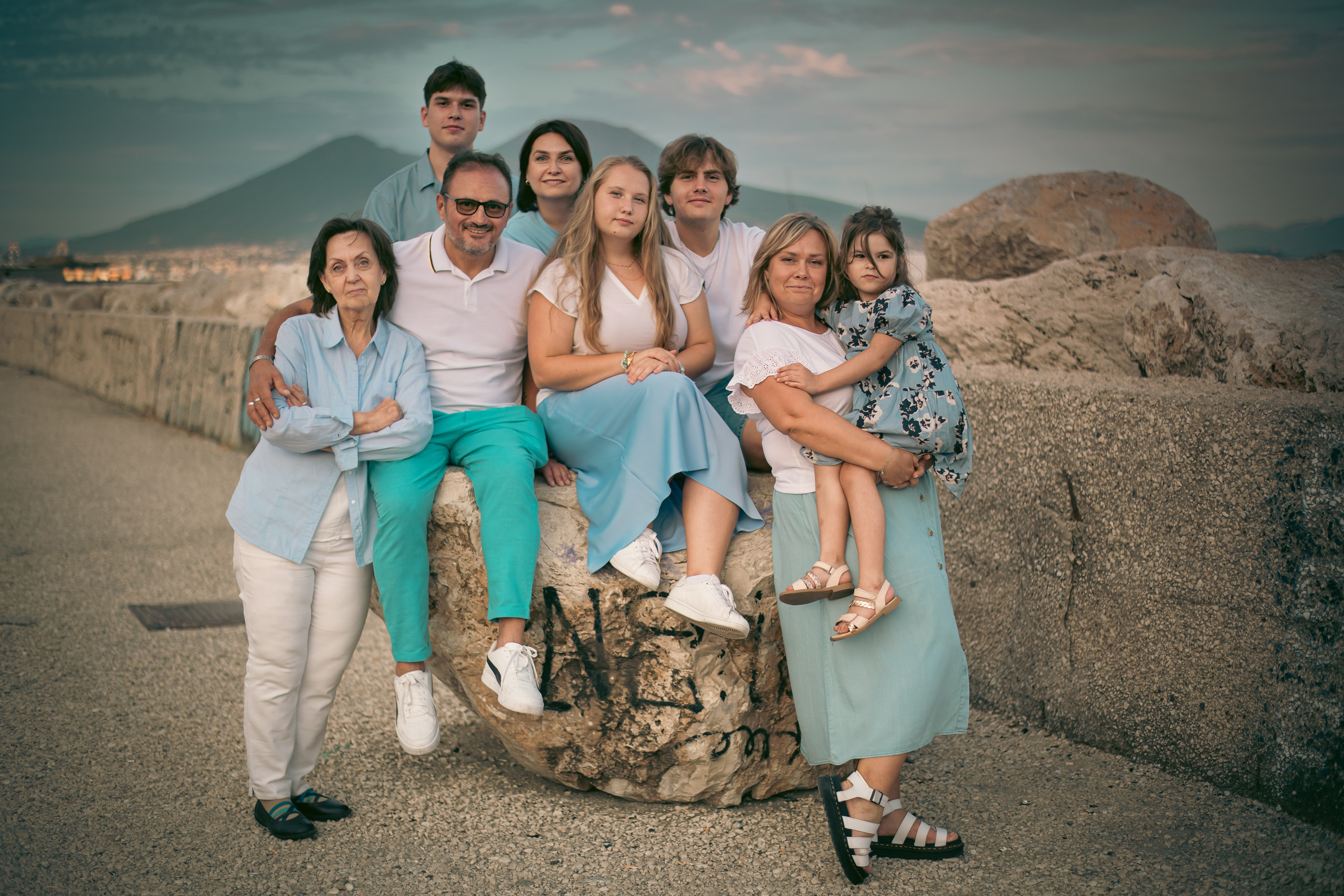 Семейная фотосессия для Катерины. Фотограф в Неаполе