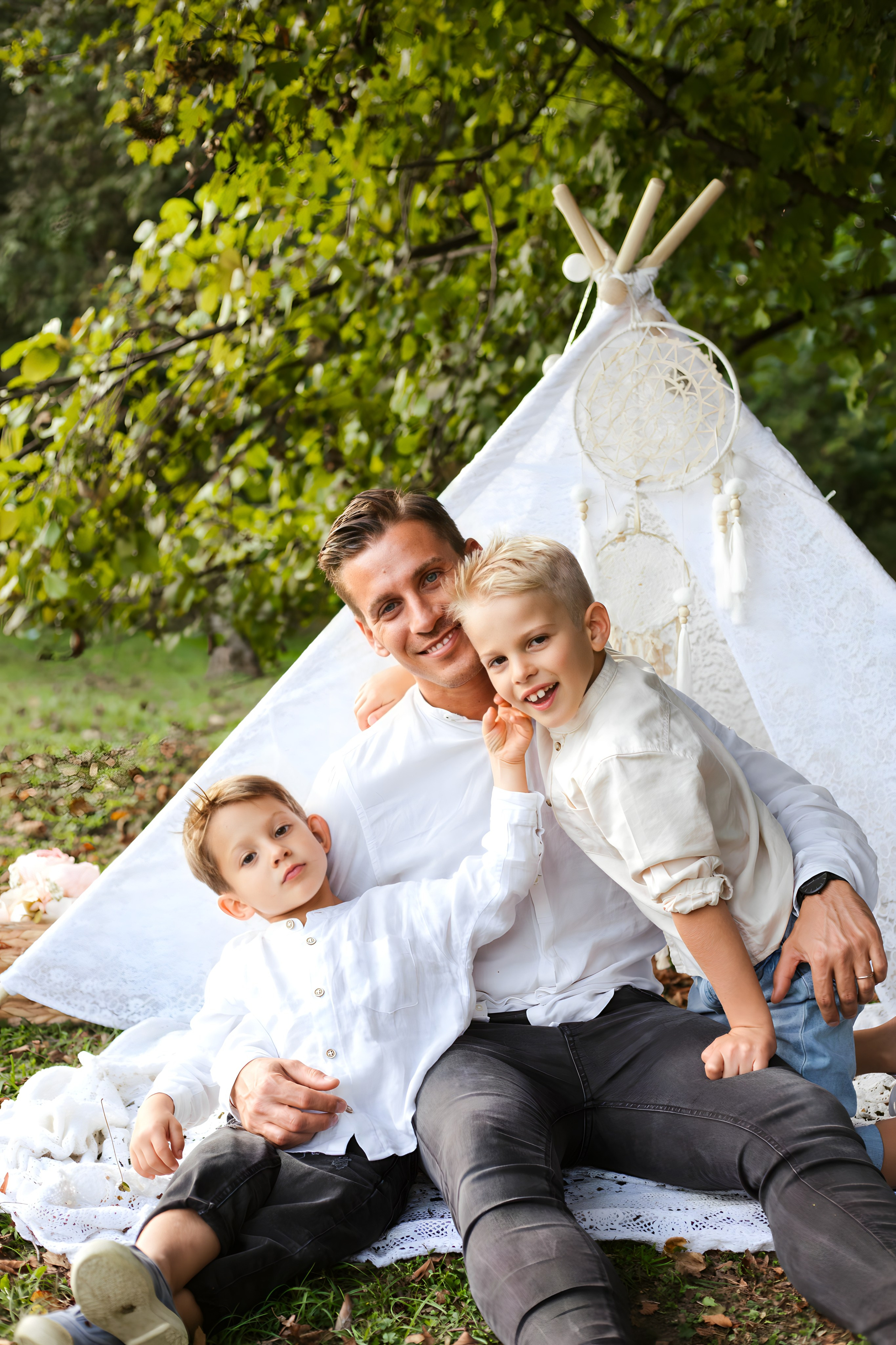 Maggie e la sua bellissima famiglia. Luci e Capricci Photography
