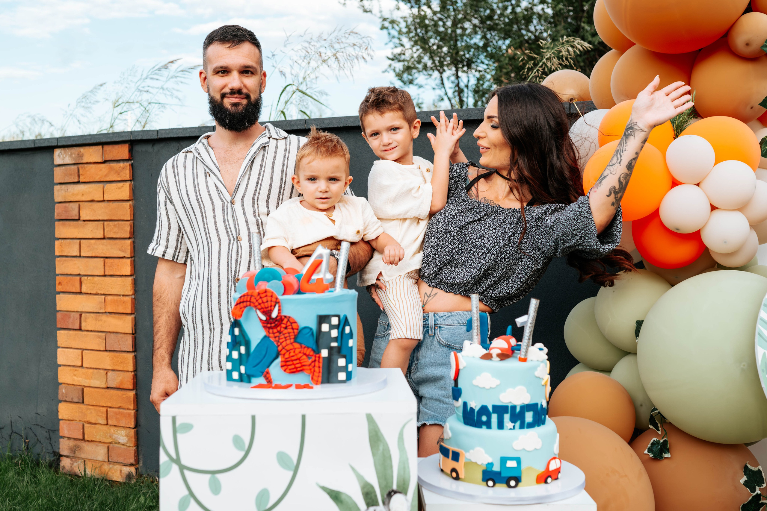Matija & Vuk - rođendan. Dečiji i porodični fotograf