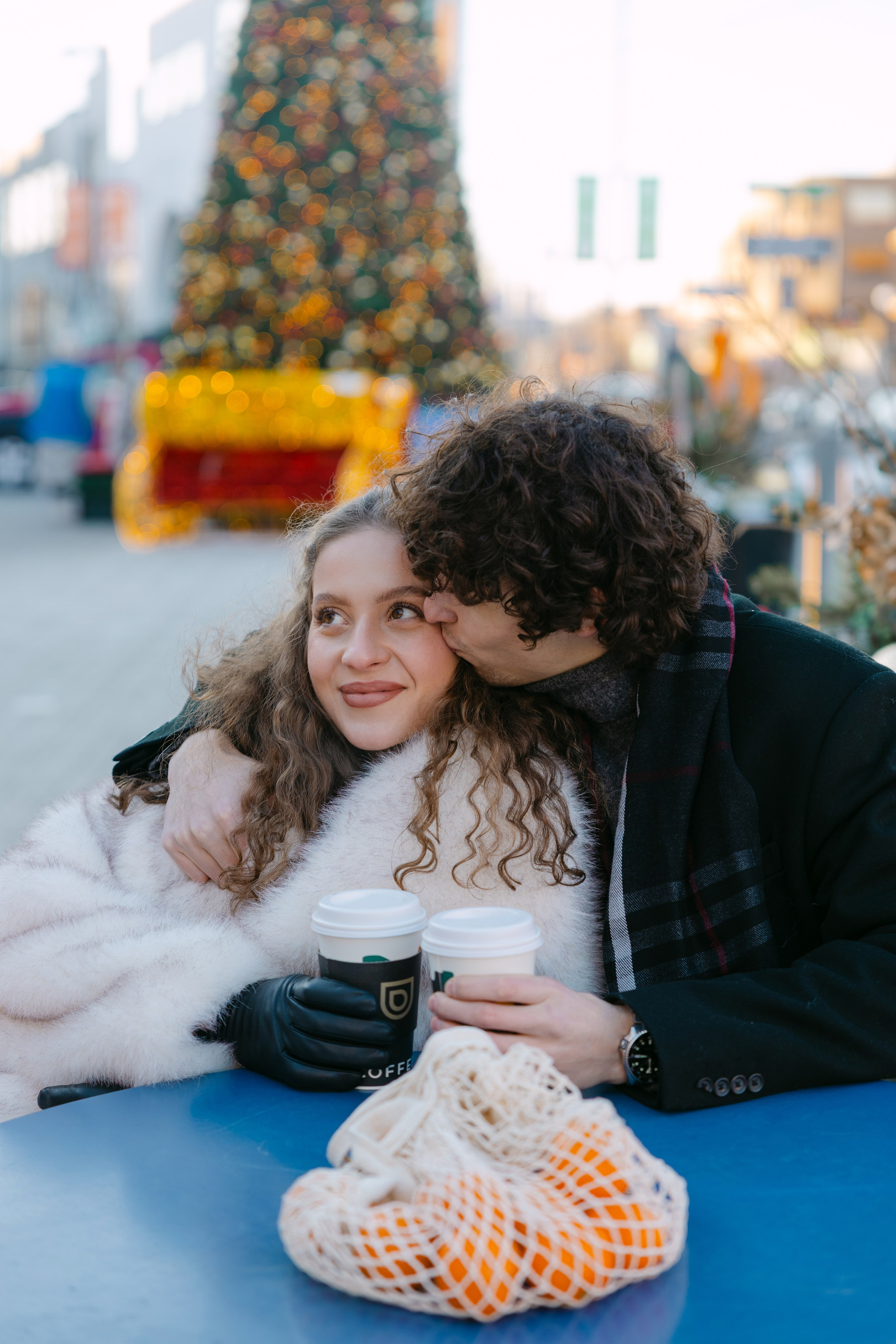 Christmas magic together. Home