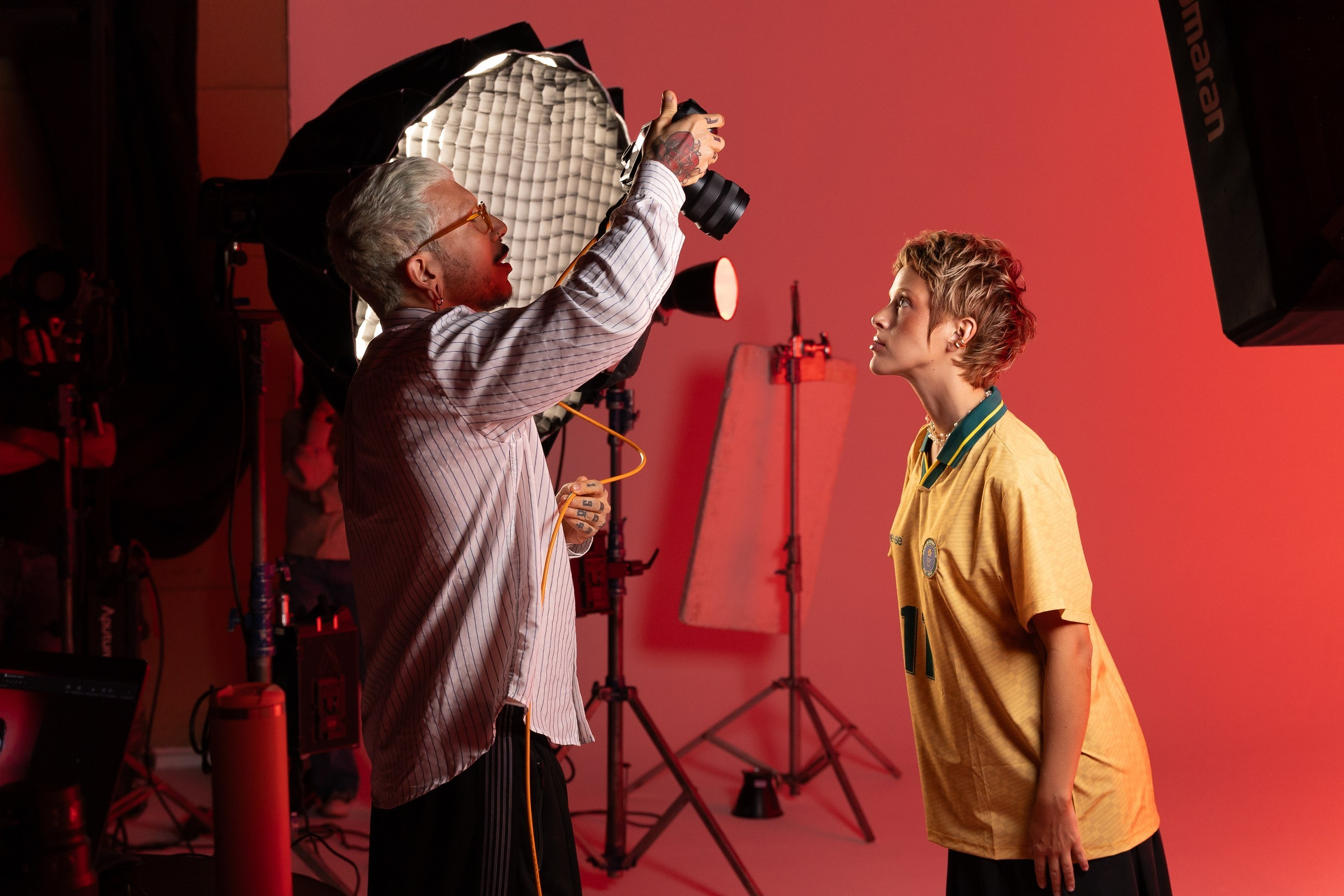 Bastidores Shooting Day com Fernando Schlaepfer