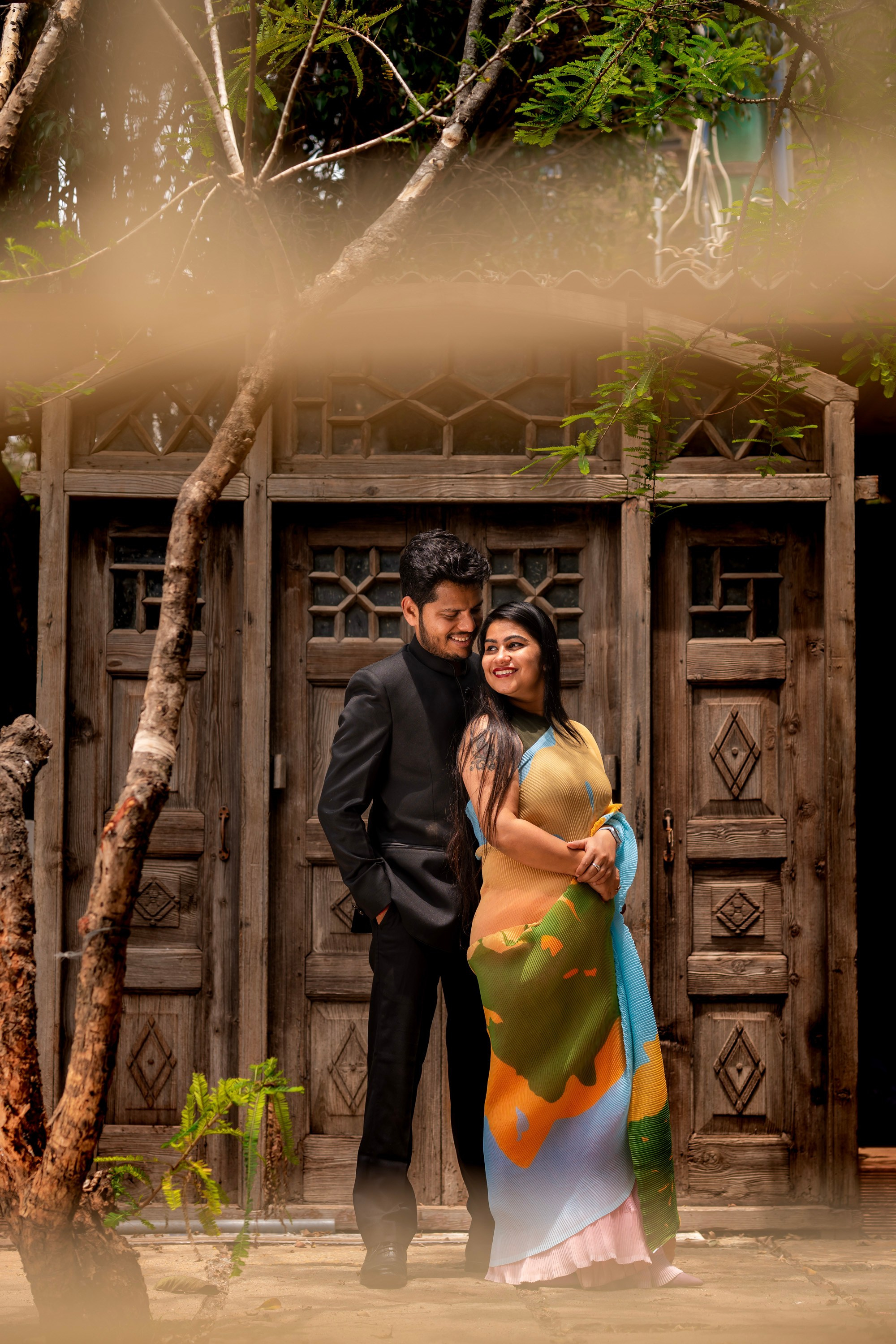 Prakriti & Ayush, Pre-Wedding Shoot at Shibravyi Courtyard, Bangalore | Truly Yours