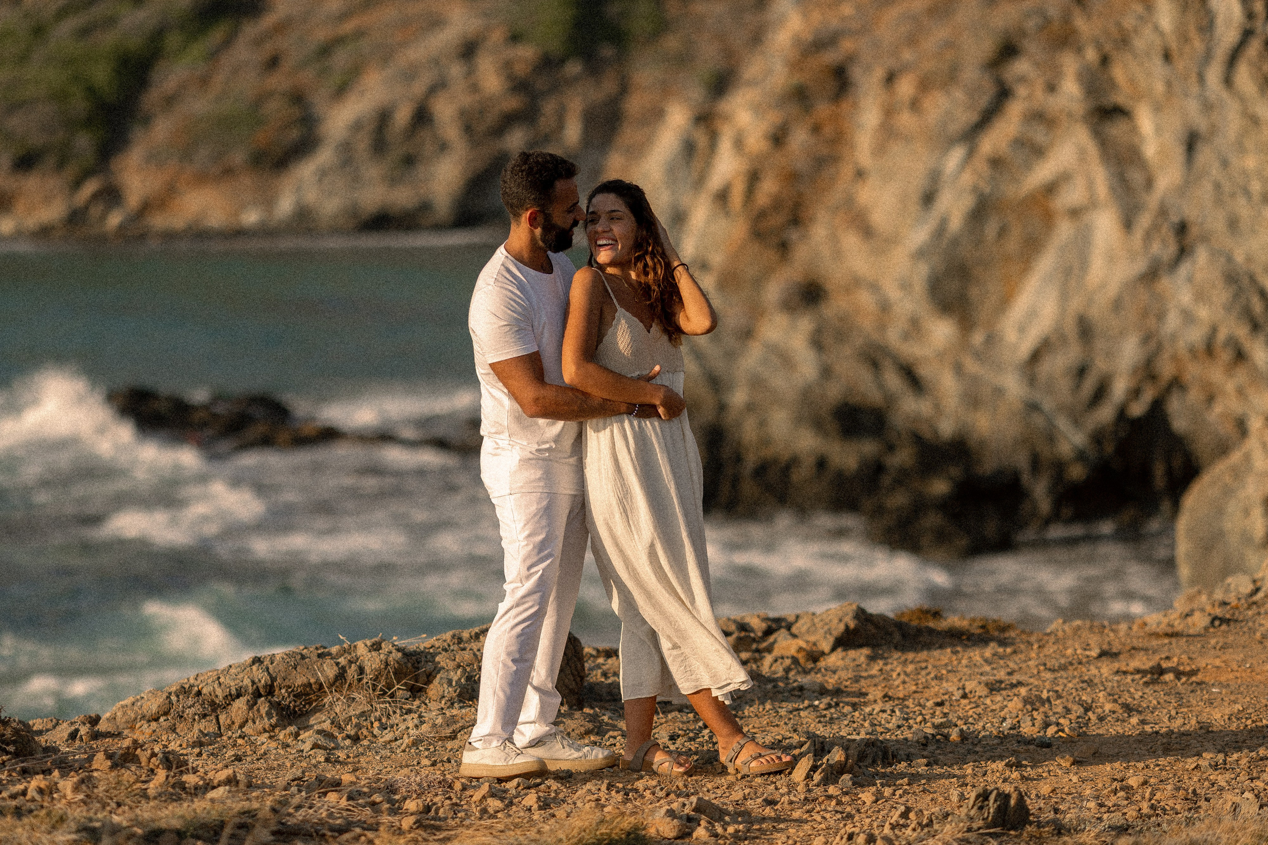 Sea and rocks love story. Professional photo & video in Marmaris Turkey