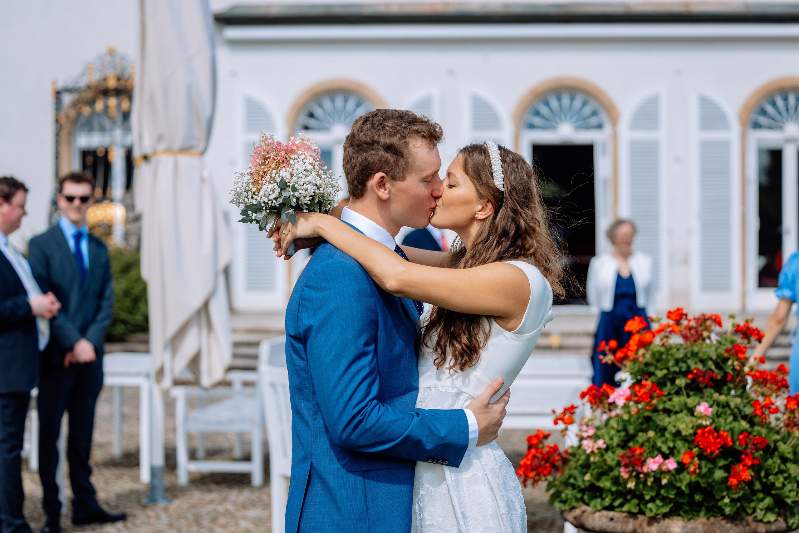 Traumhochzeit im Schloss Höhenried. Hochzeitsfotograf München Taufe Familienfotograf Tanja Mauke