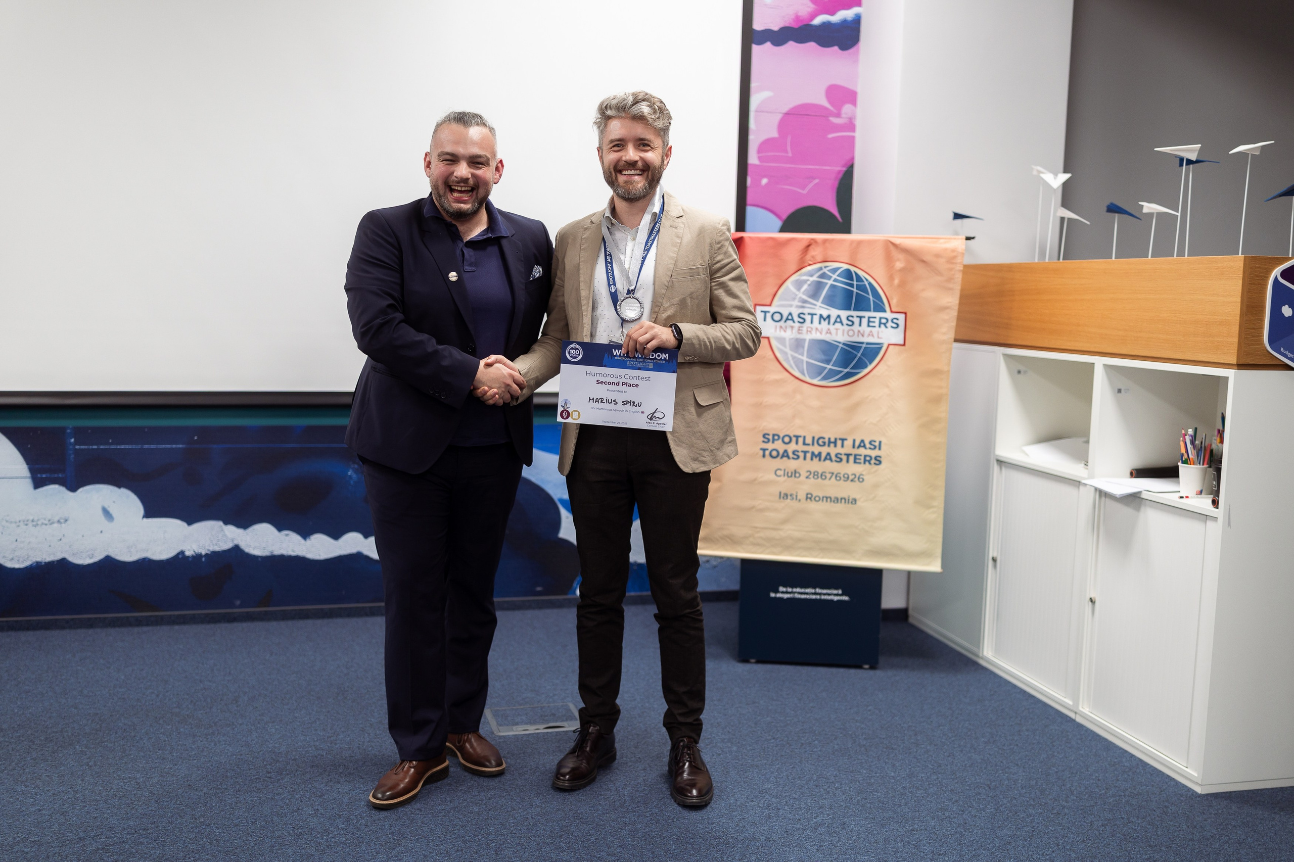 Toastmasters. Marius Ciocan