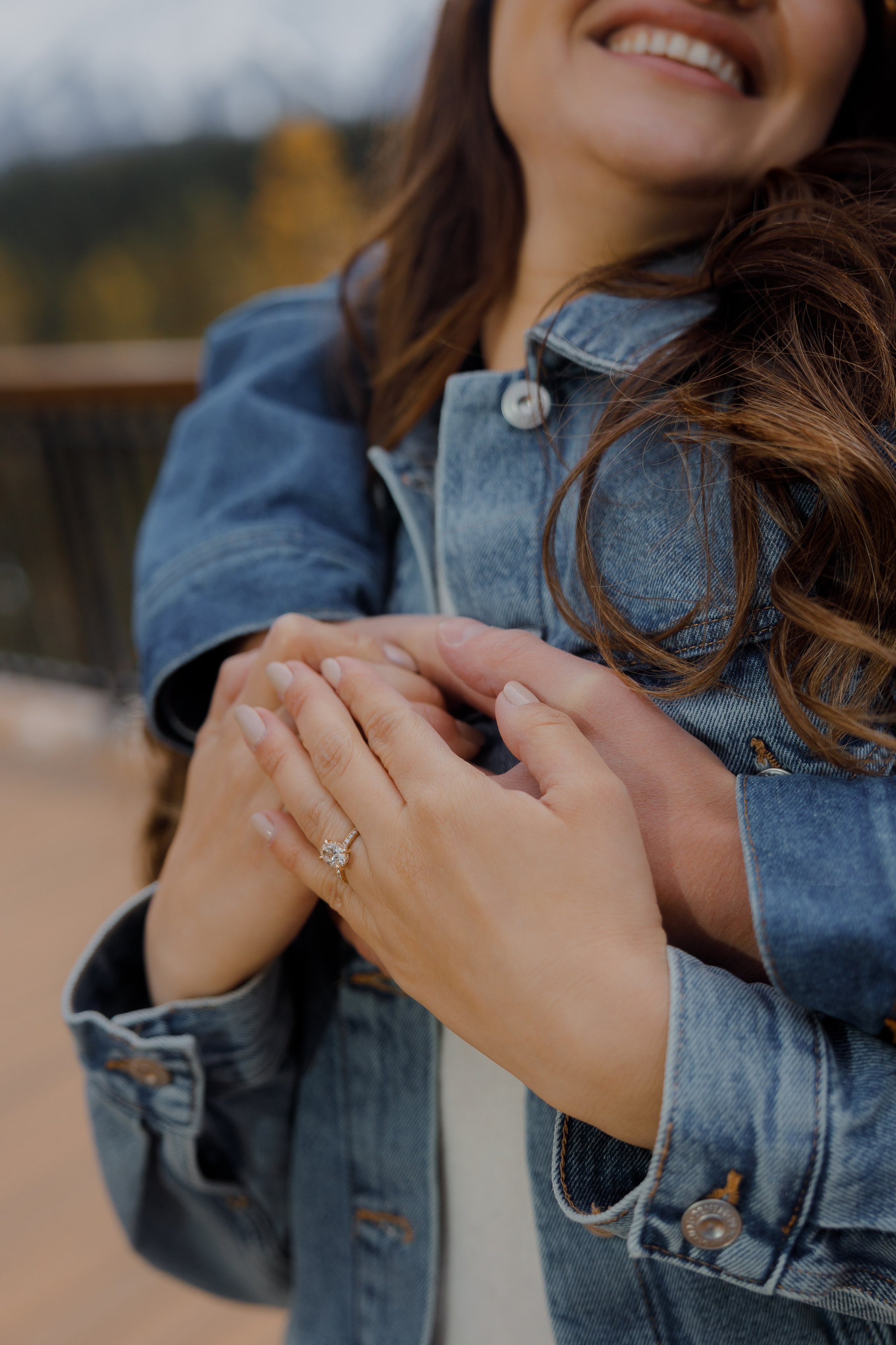 Ski engagement session. Home