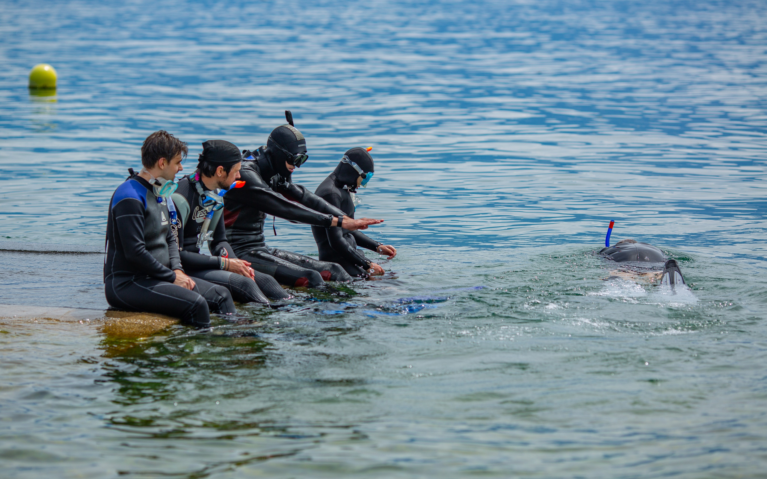Diving in lausanne -2026. The very first lesson. Portret photographer in Switzerland Artur Magpie