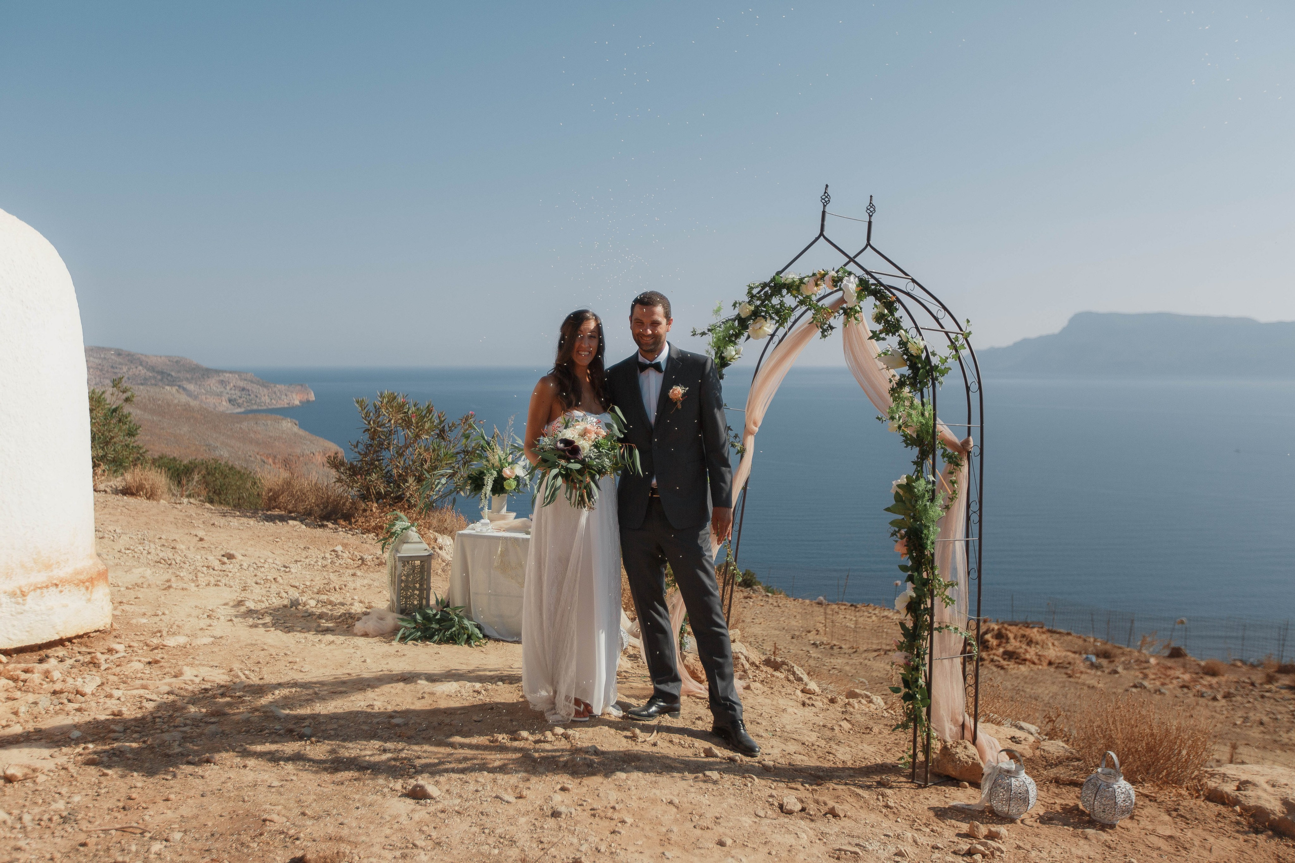 Marino & Steffi, Crete. Denny Savon — Photographer in Santorini | Weddings, Love Stories & Flying Dress
