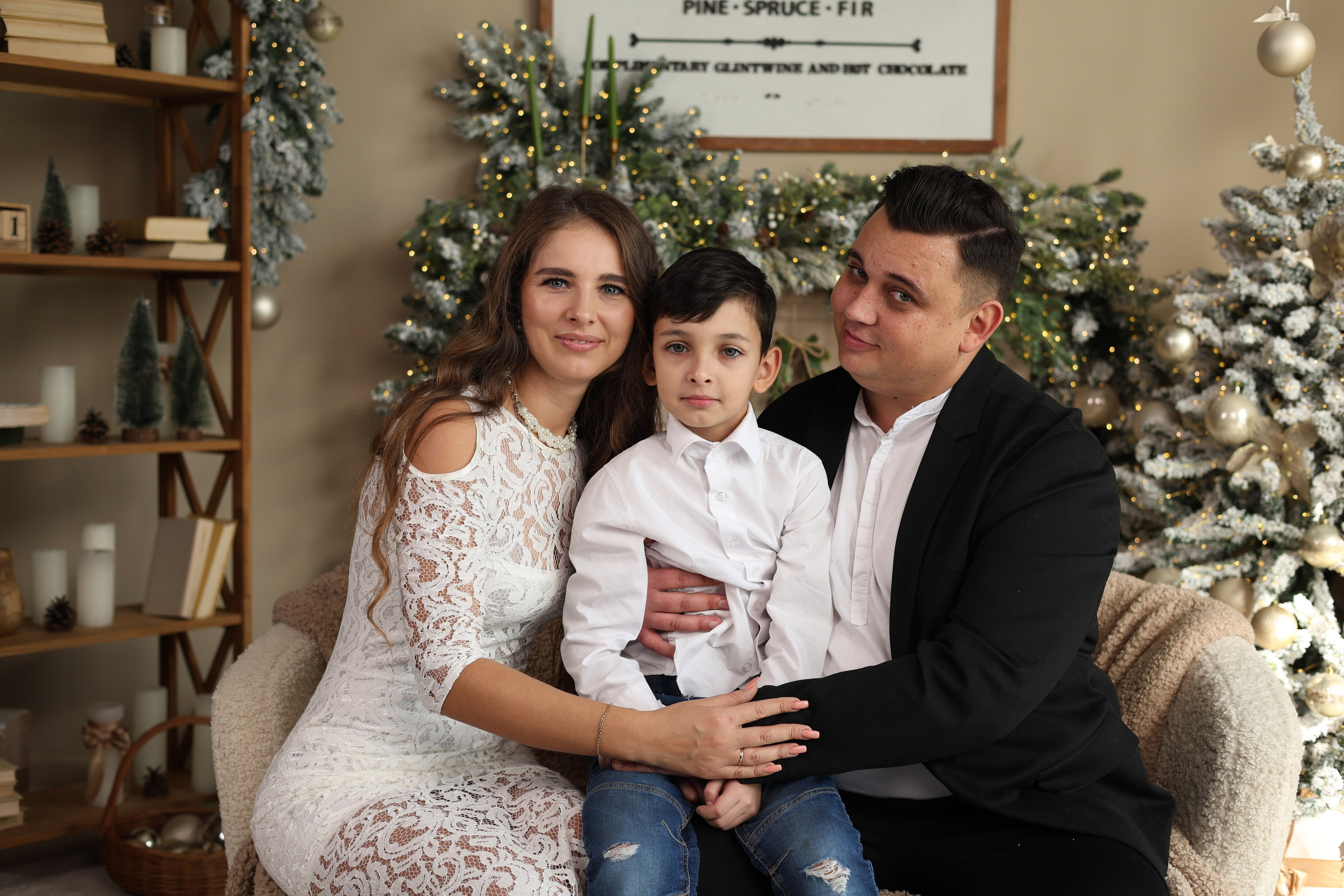 Семейная новогодняя фотосессия. Семейный фотограф Кишиневе, Молдова Врабий Ольга