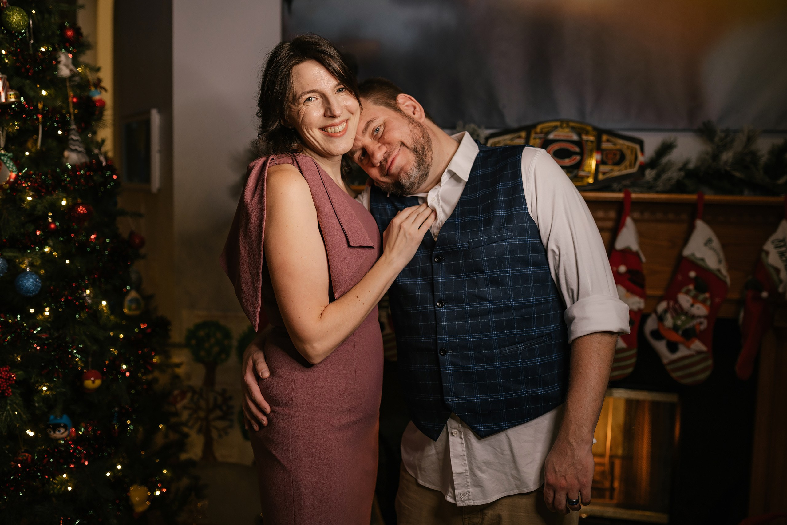 12.07.2025 Christmas Photoshoot. Wedding family event photographer in Chicago Nick Yushevich