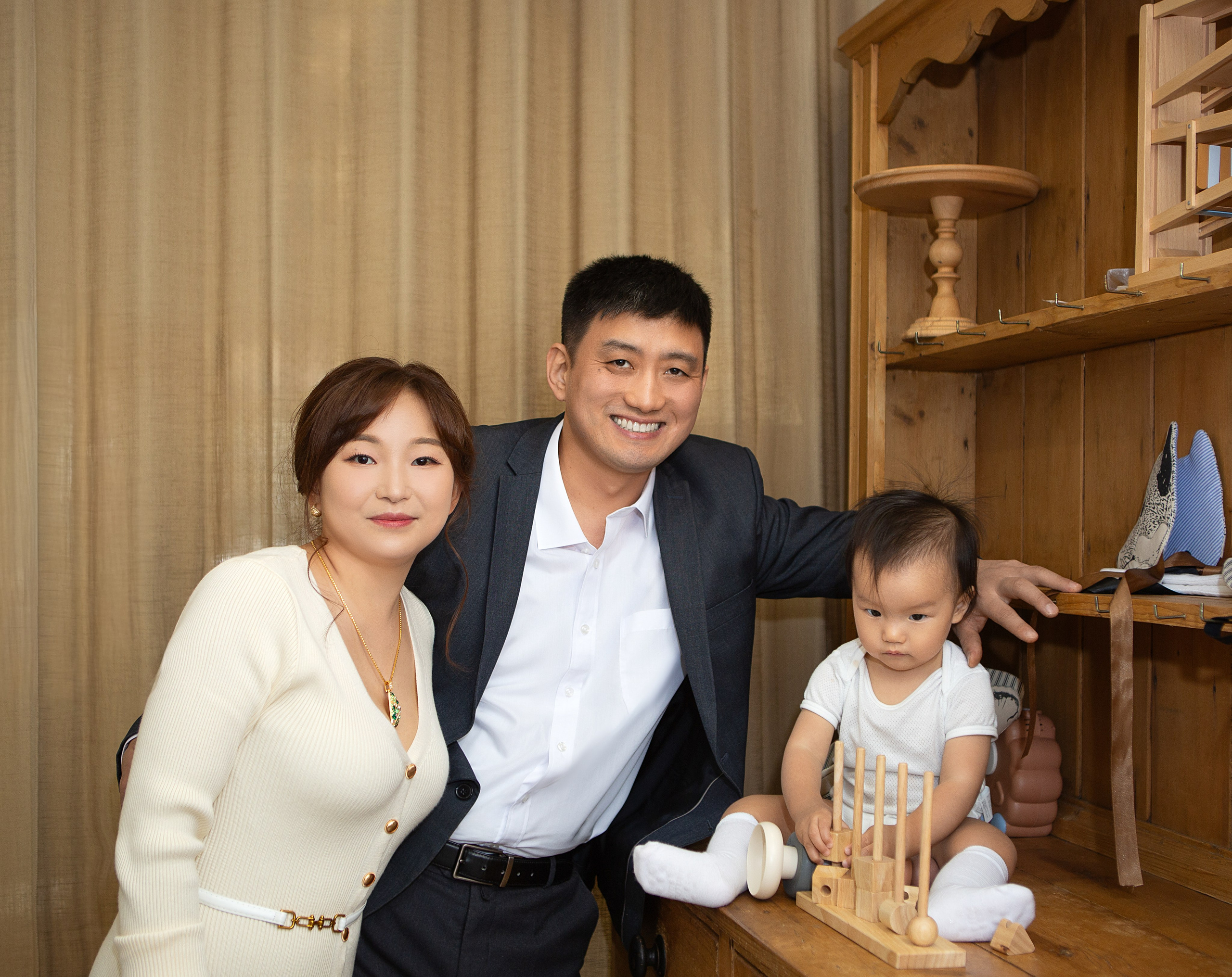 Никита в студии. Фотограф беременности, ньюборн и годовасиков в Корее Жанна Хан